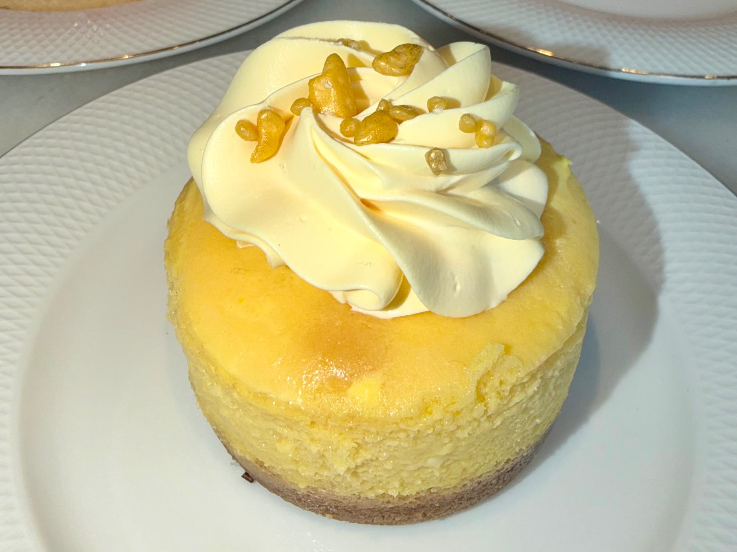 Passion Fruit Cheesecake.