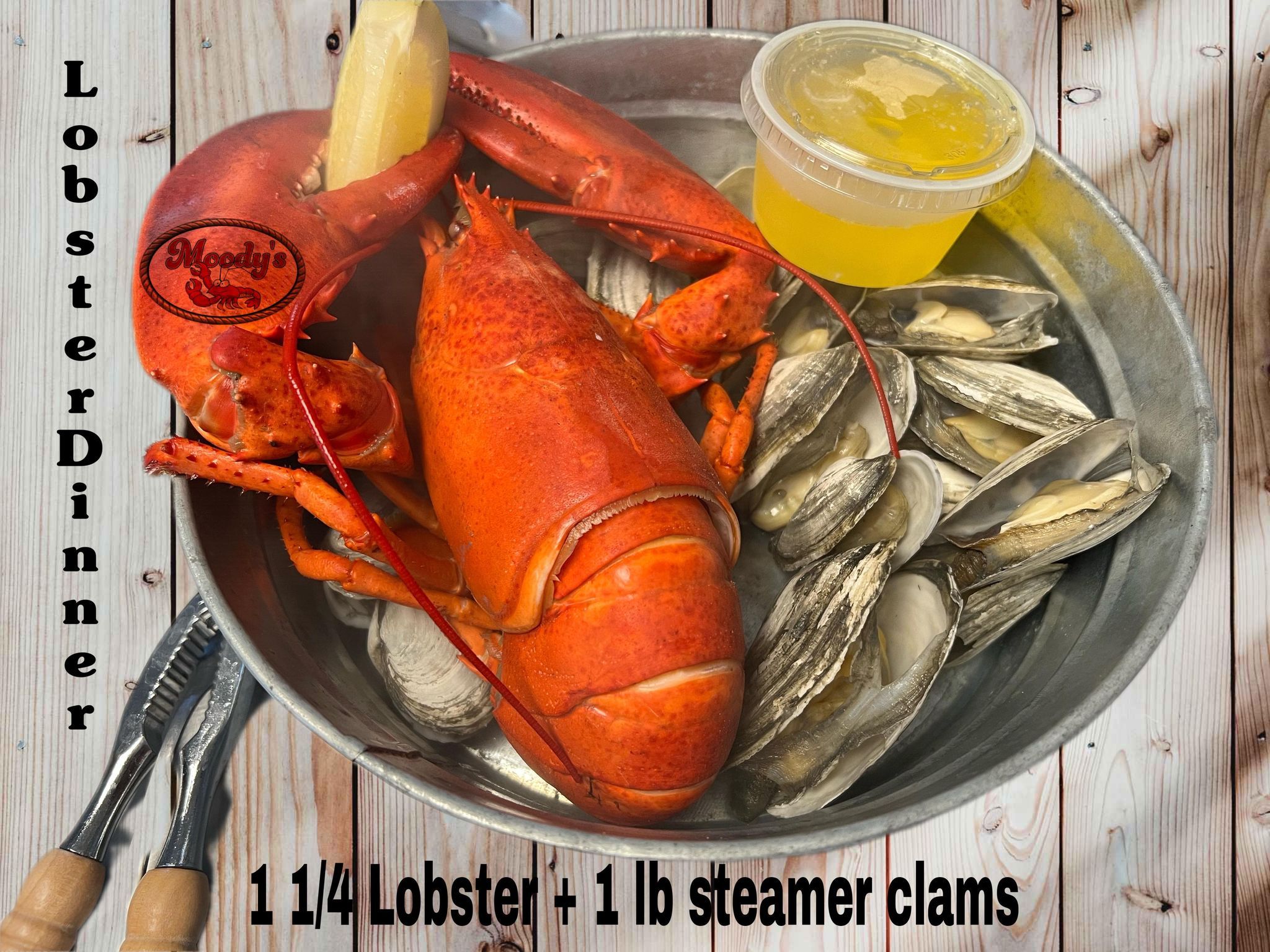 Lobster And Clam Dinner (Comes With Fries)