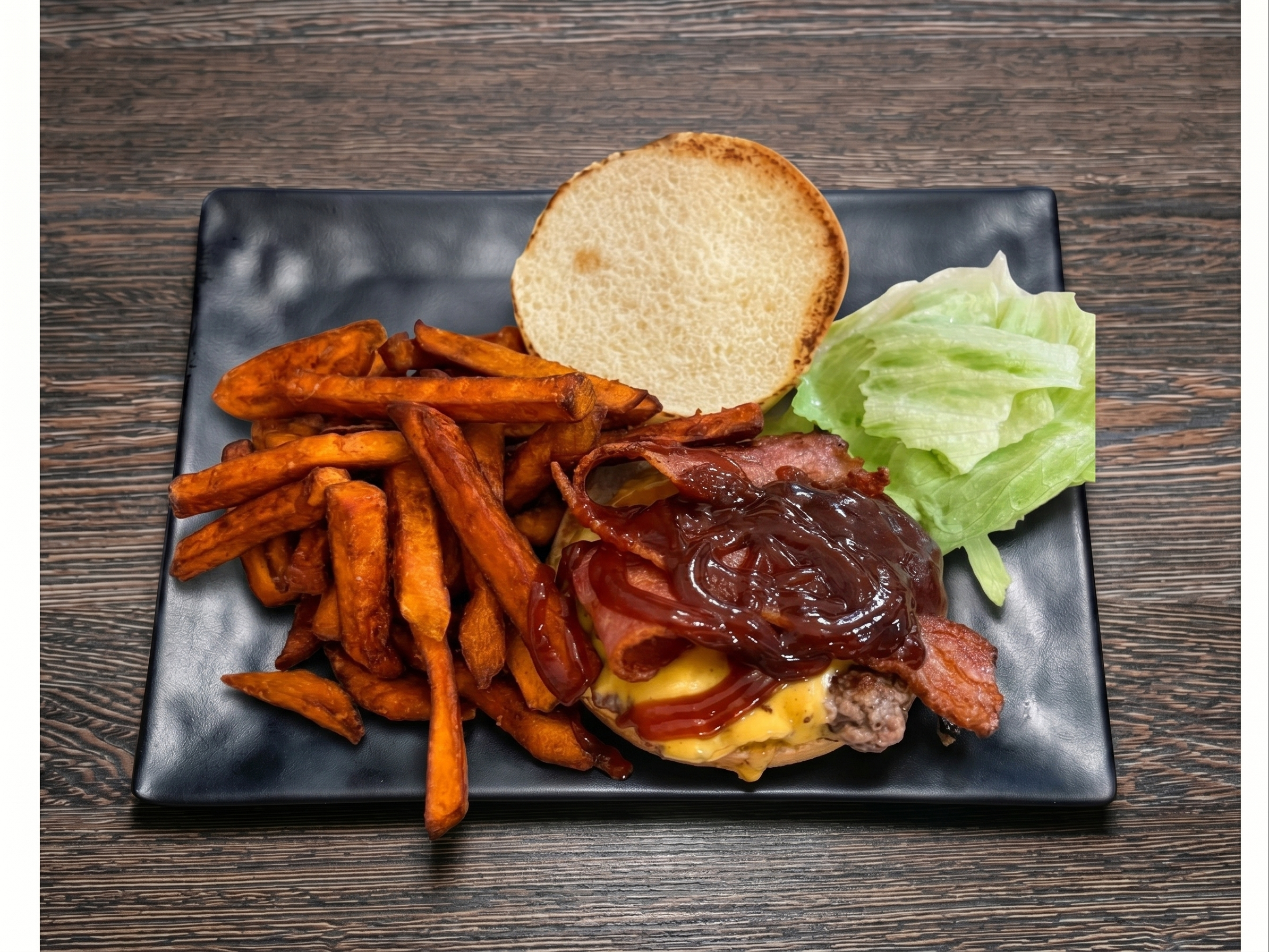 BBQ Bacon Cheeseburger.