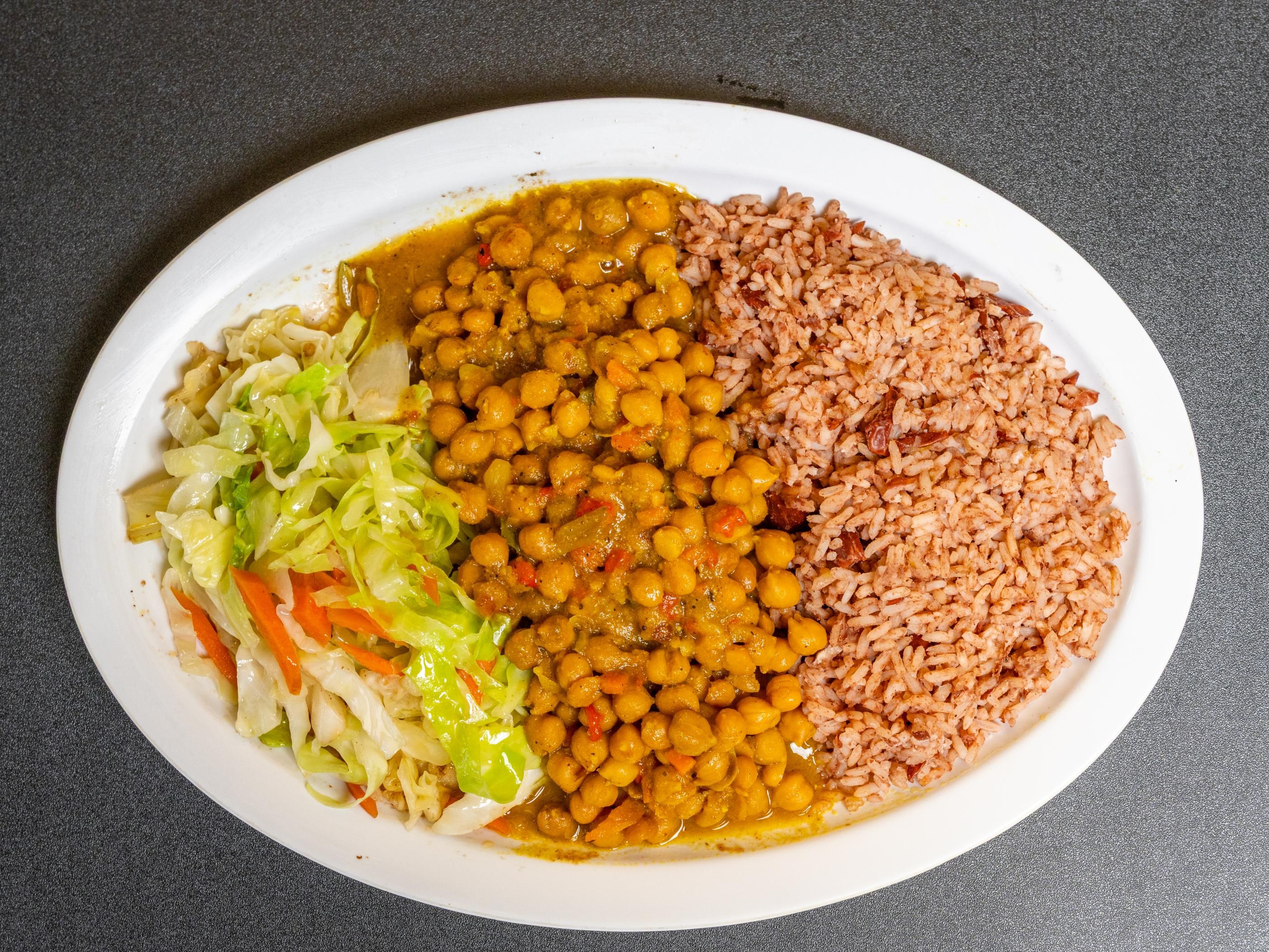 Half Pan Coconut Curry Chickpeas