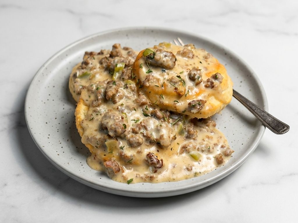 Gravy Biscuit Pork.