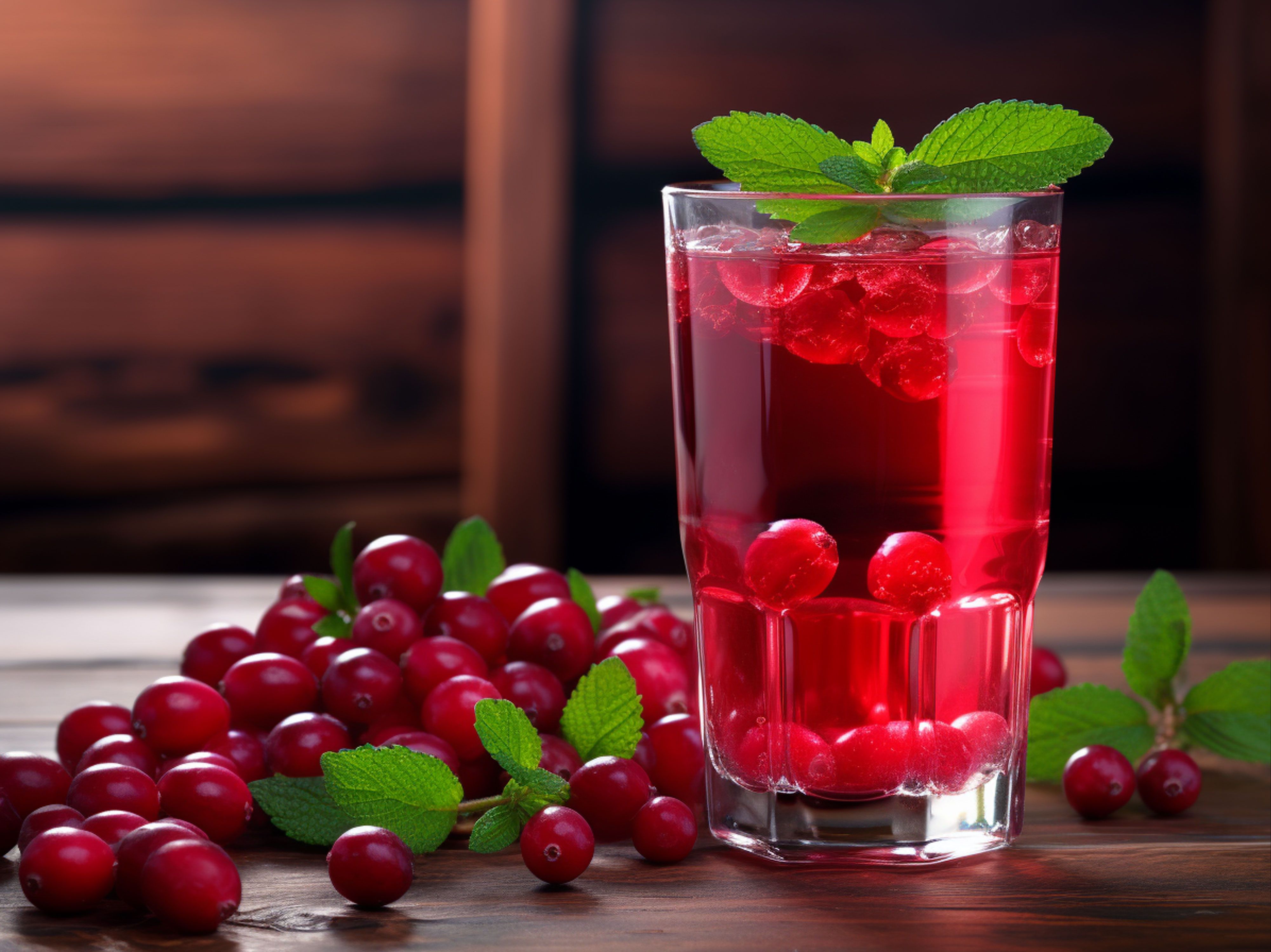 Cranberry Juice.