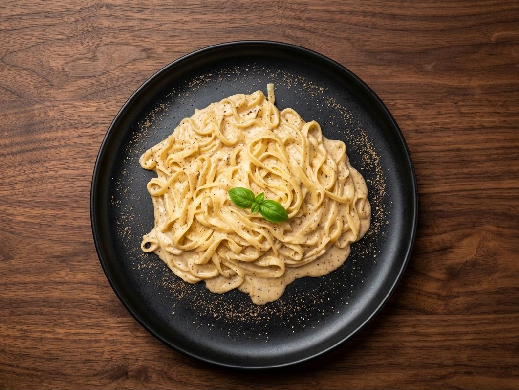Fettuccine Cacio E Pepe.