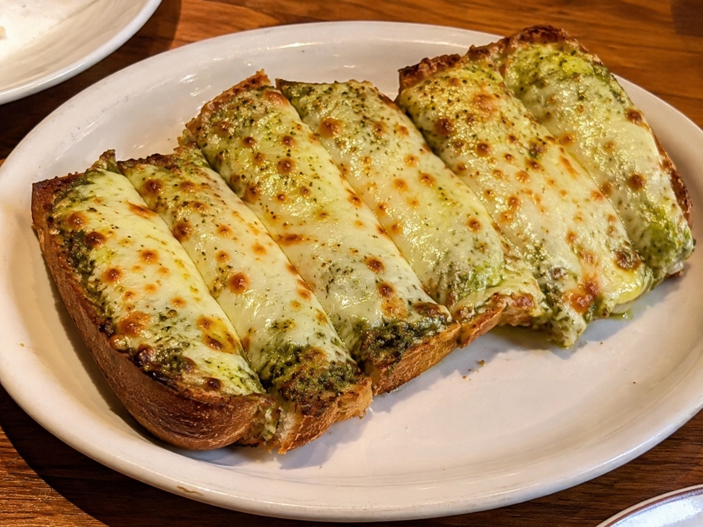 Pesto Cheesy Bread..