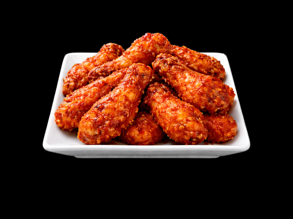 4 SAUCY WINGS.