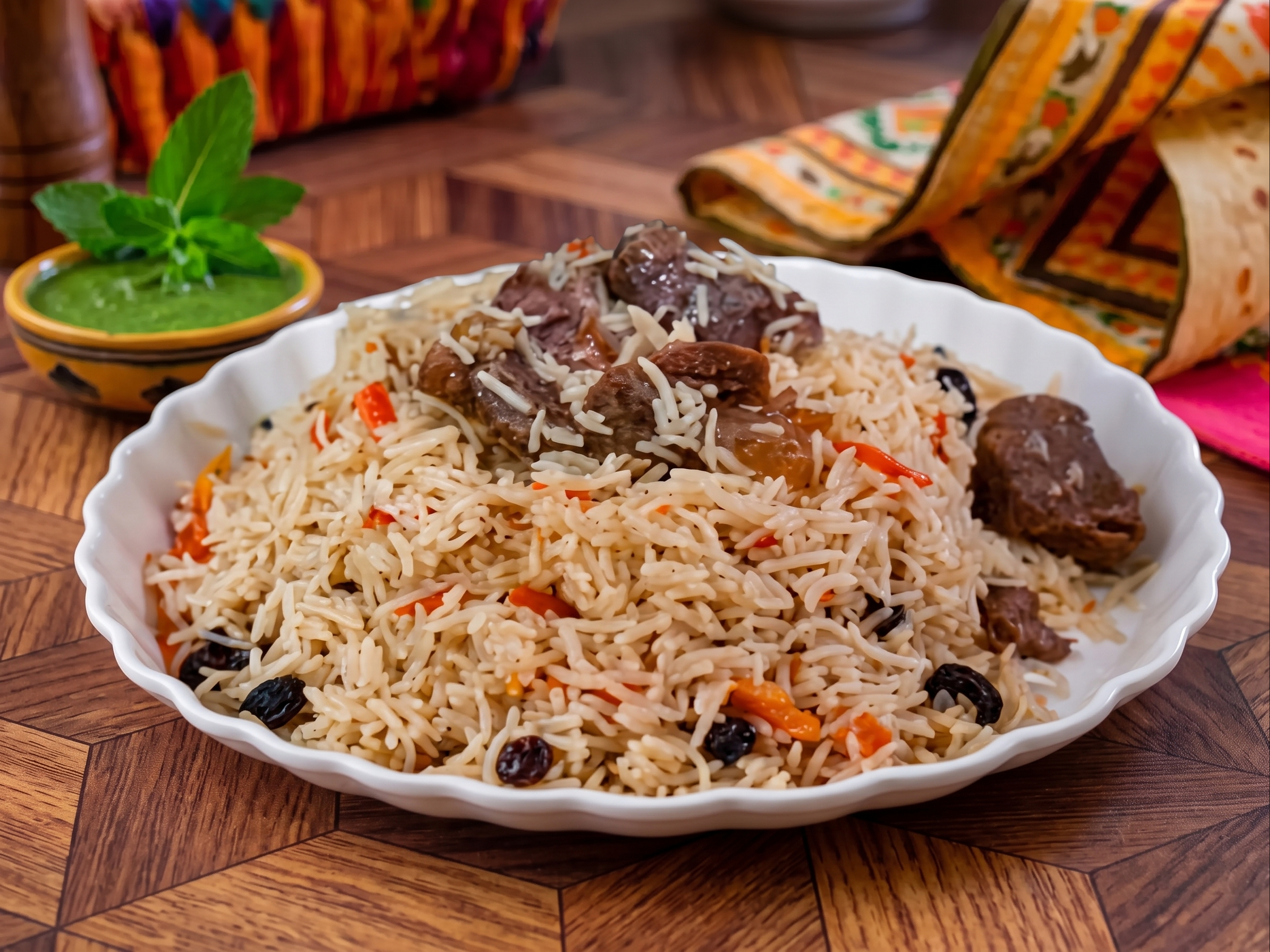 Afghan Kabuli Pulao.