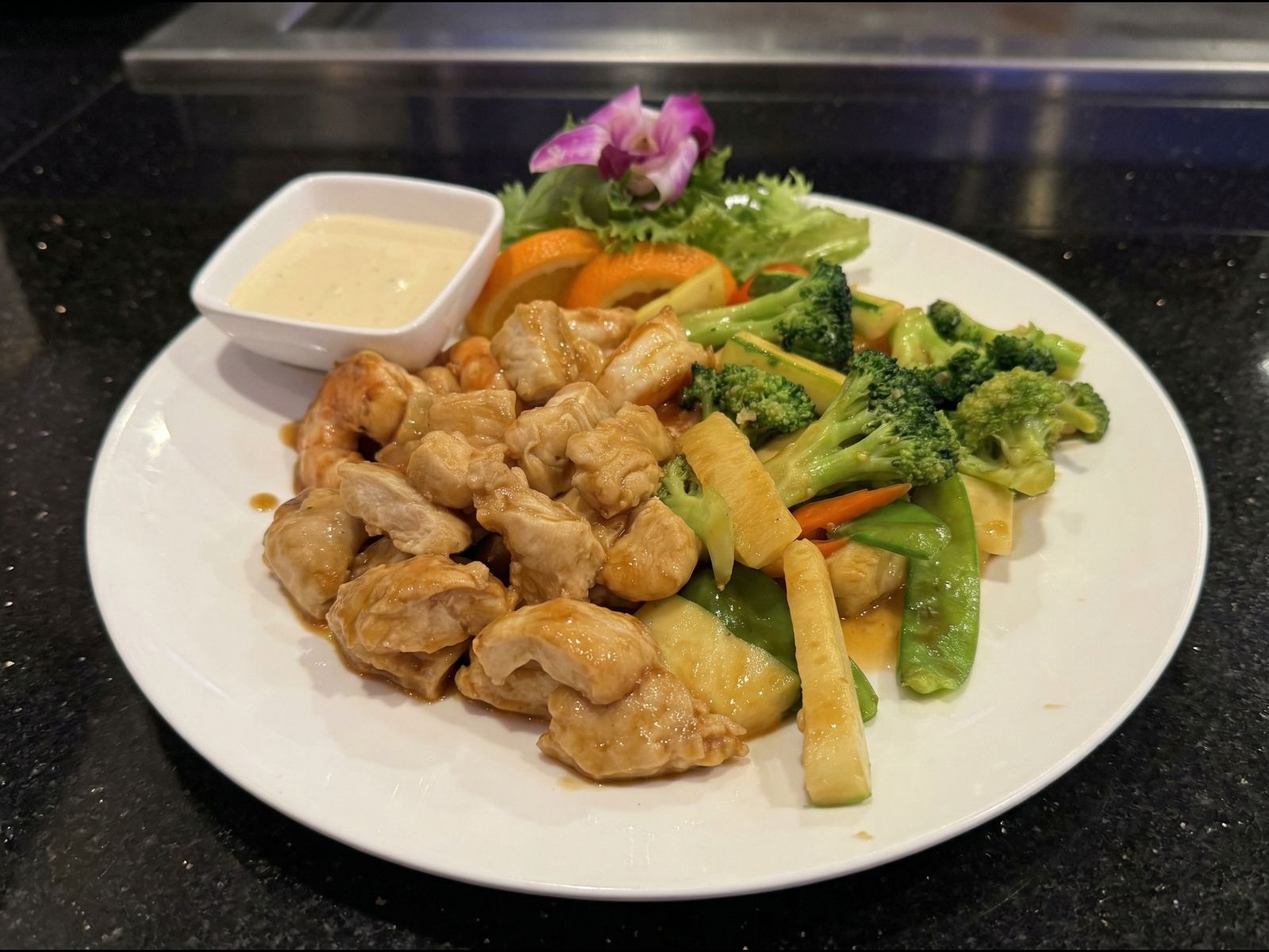 (H) Chicken.