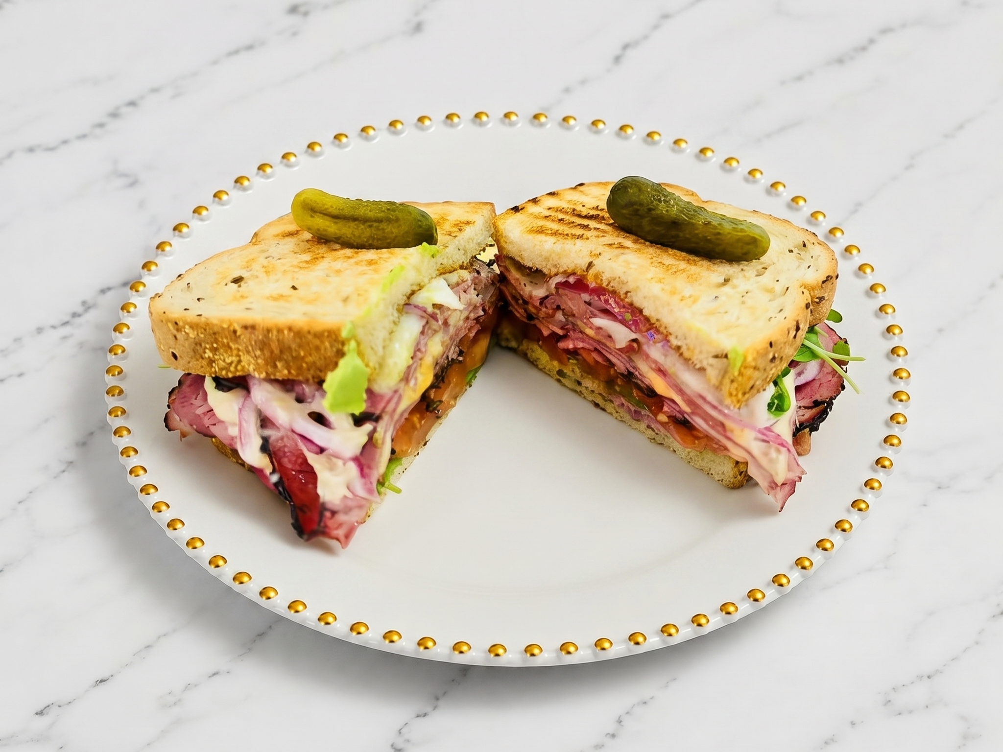 The Bavarian Delight Sandwich.