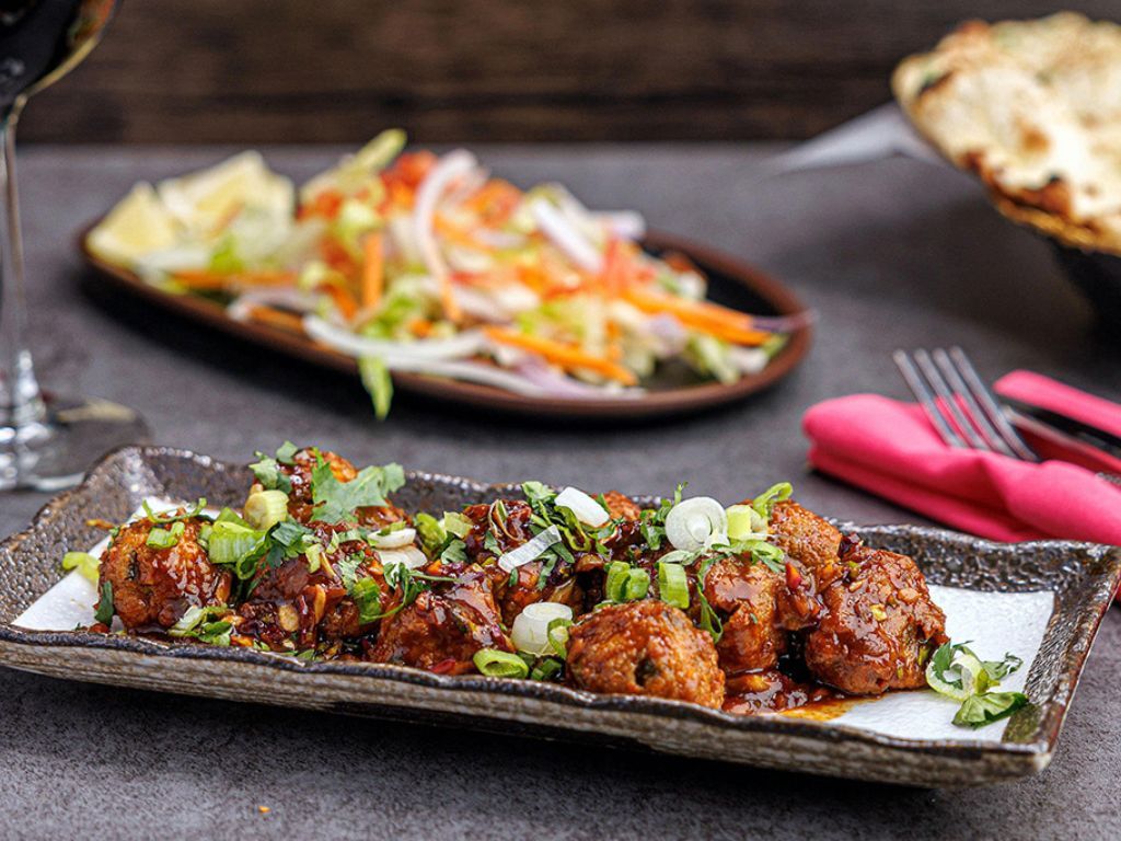Veg Manchurian  (Small  Tray- Serves 10-12 People).
