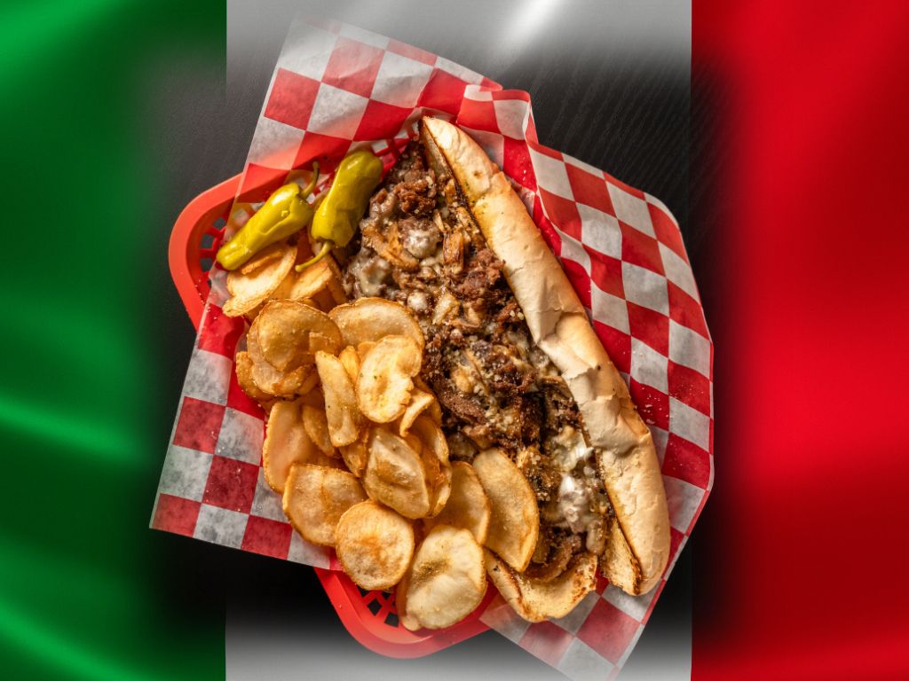 Cheese Steak Philly Sandwich