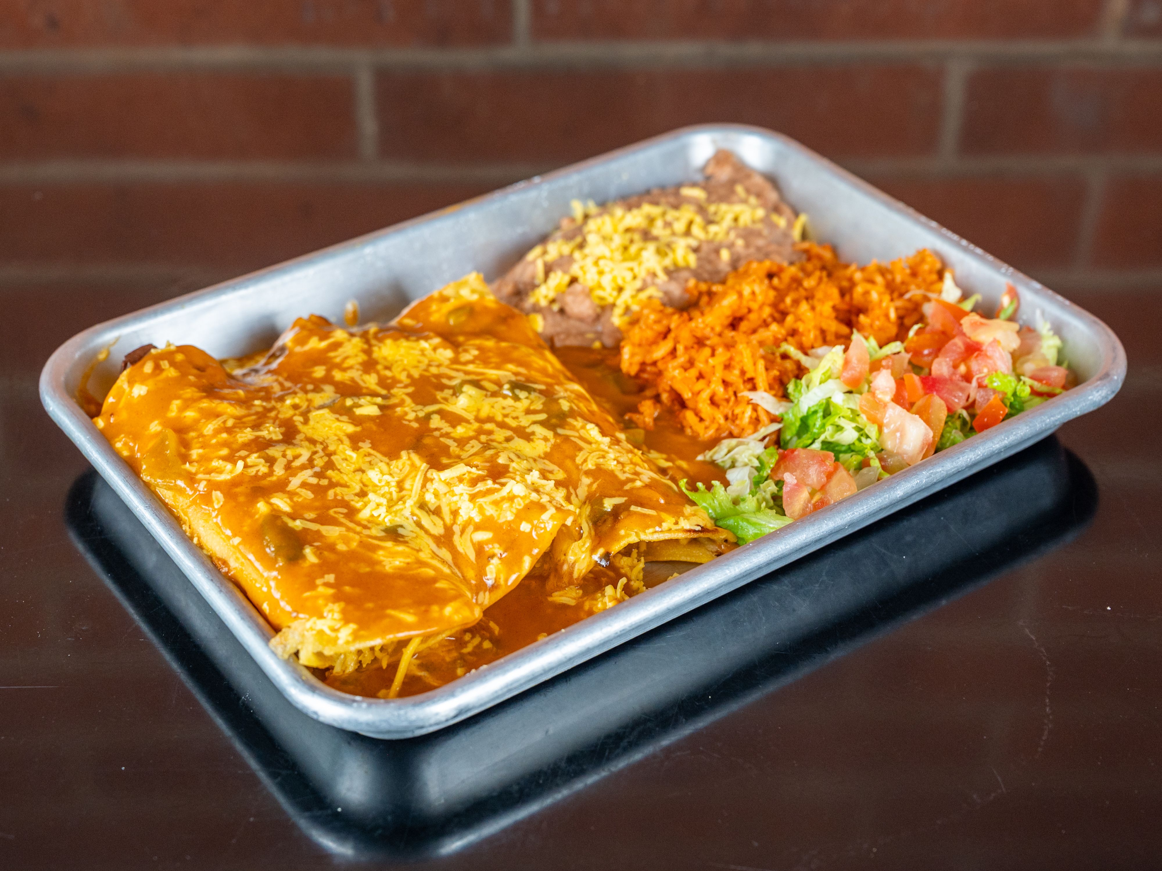 Enchilada Plate.