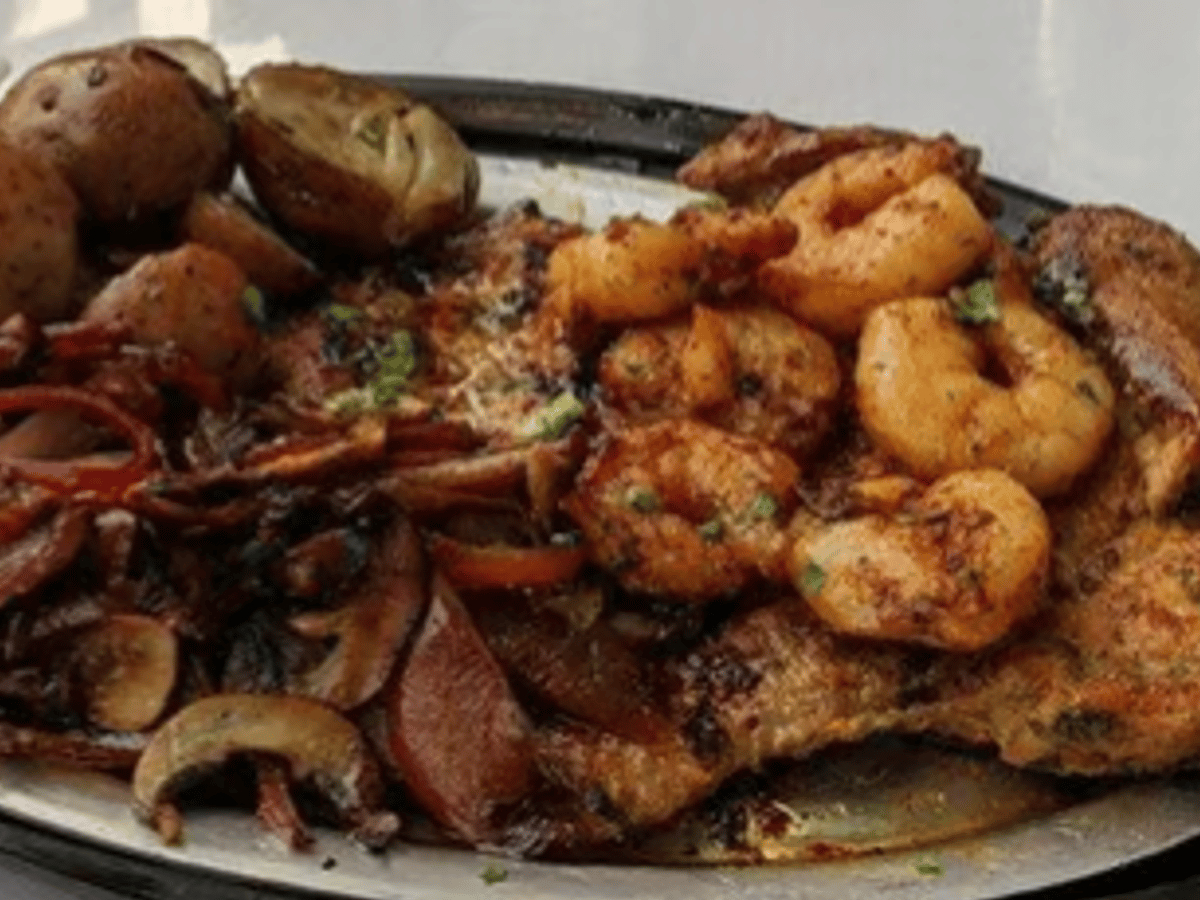 Bourbon Street Chicken & Shrimp.