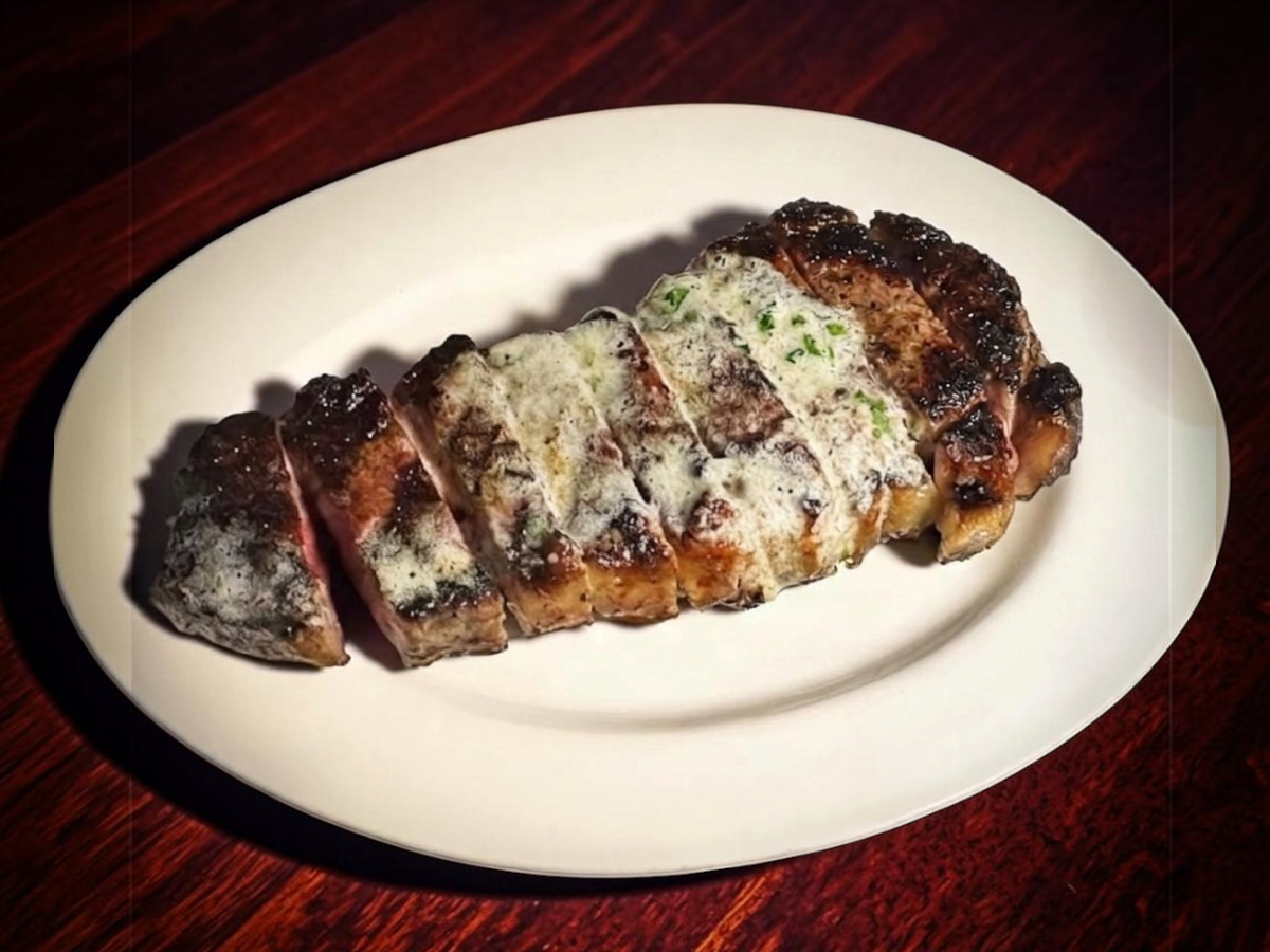 Side Flat Iron Steak.