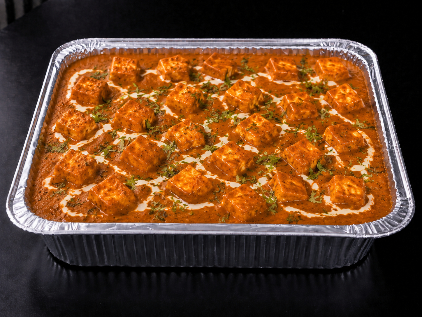 Paneer Tikka Masala Tray.