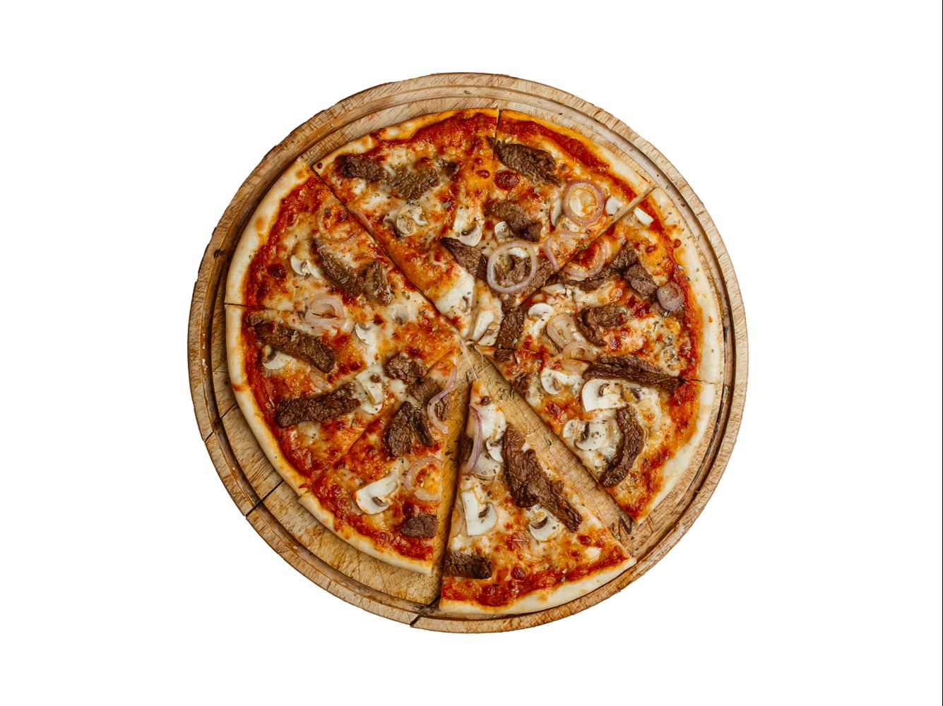 Steak Bomb Pizza.
