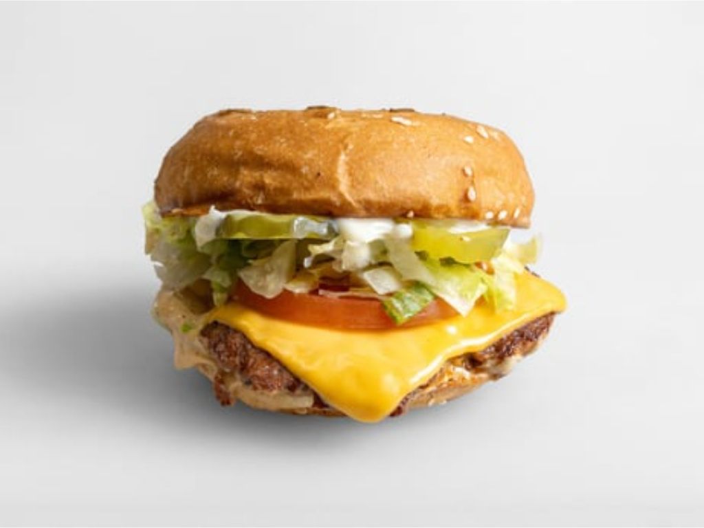Junior W/ Cheese Burger.