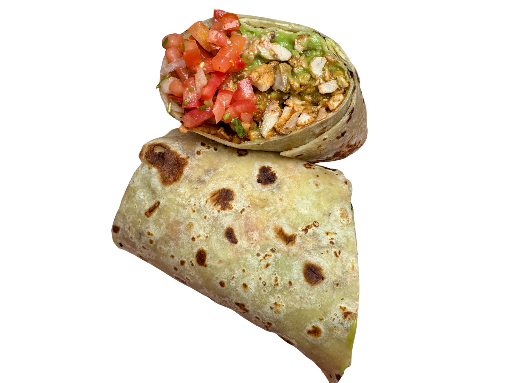 Pollo Asado Burrito.