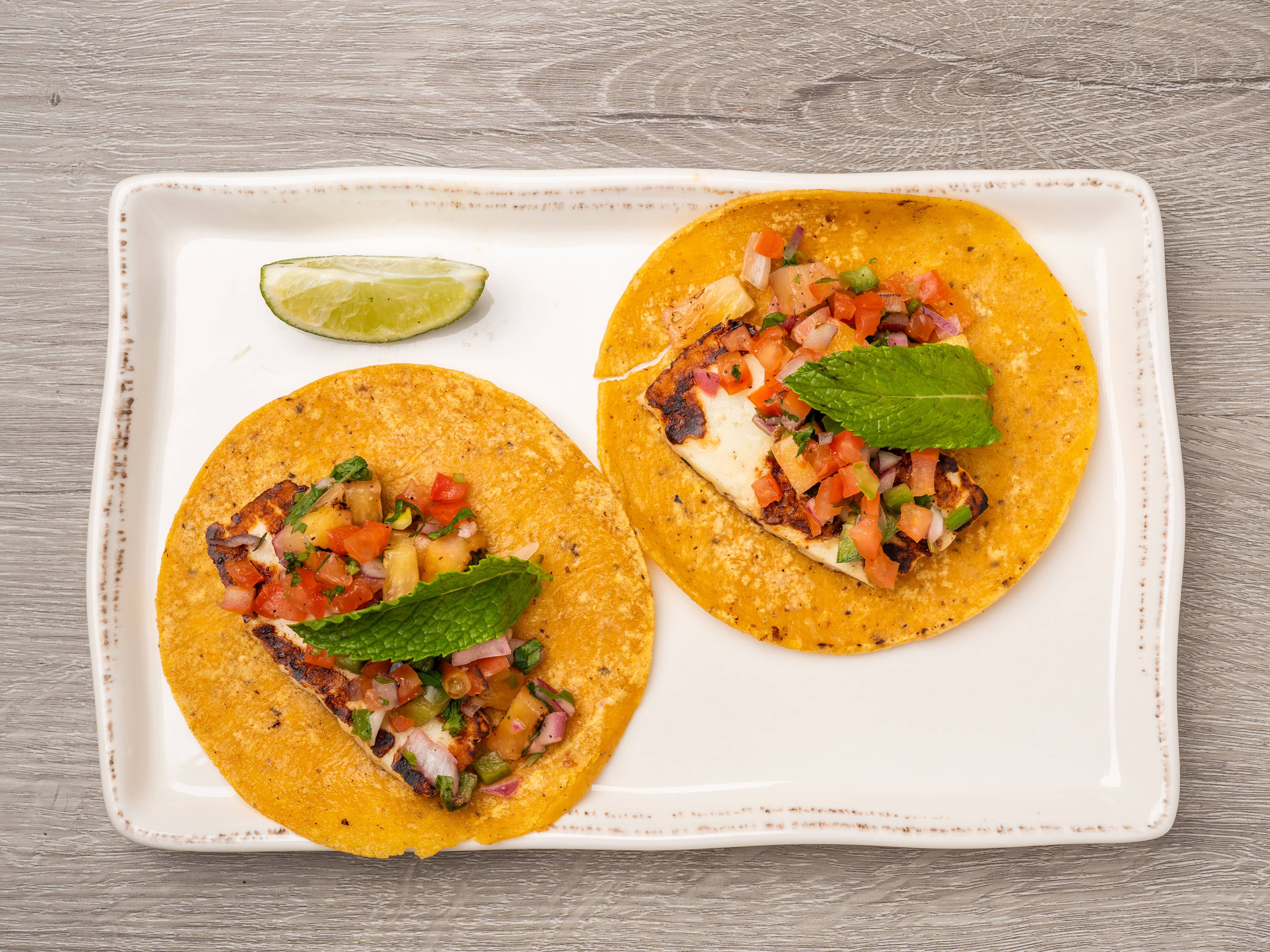 Halloumi Queso Tacos.