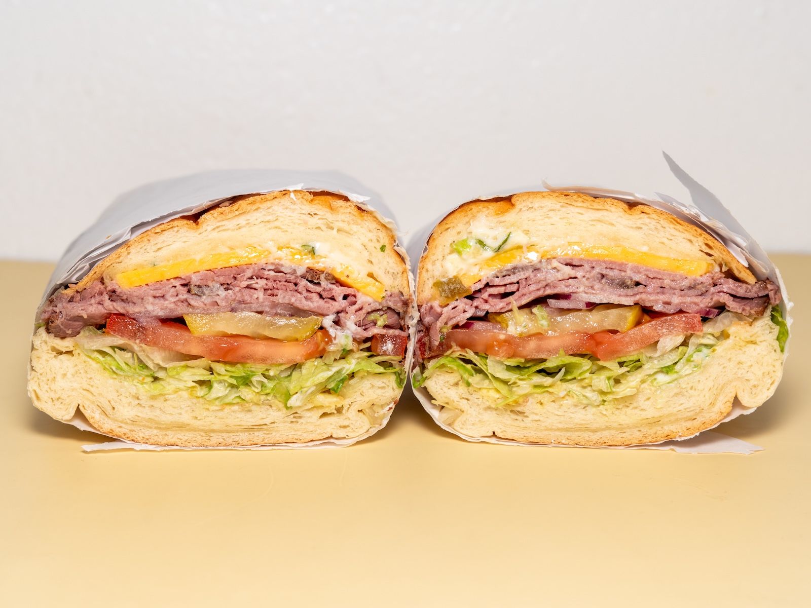 * hot London Broil Roast Beef.