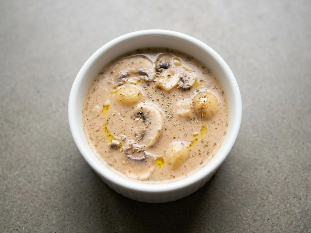 Side Lemon Oregano Sauce.