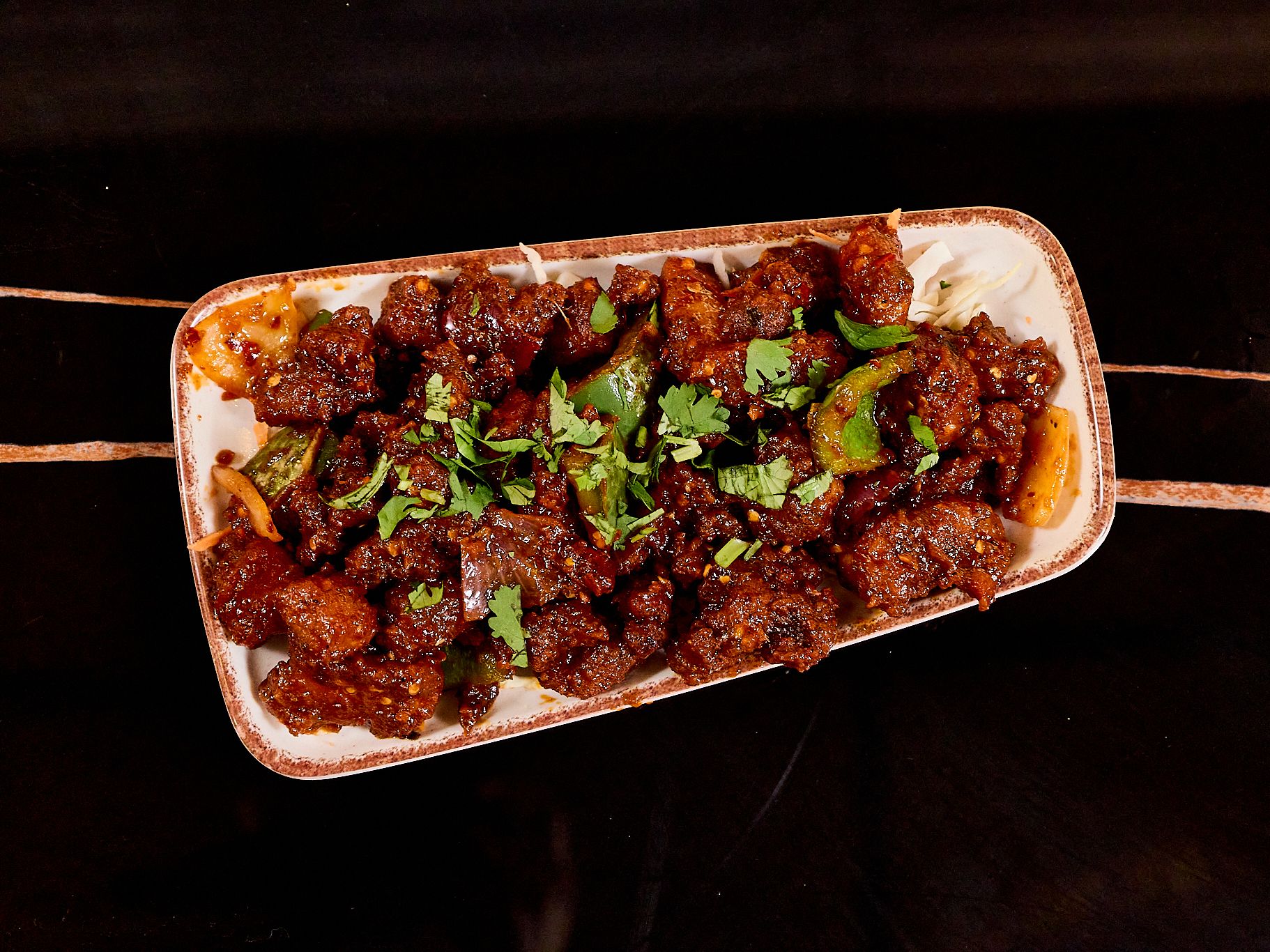 Guntur Chilli Chicken.
