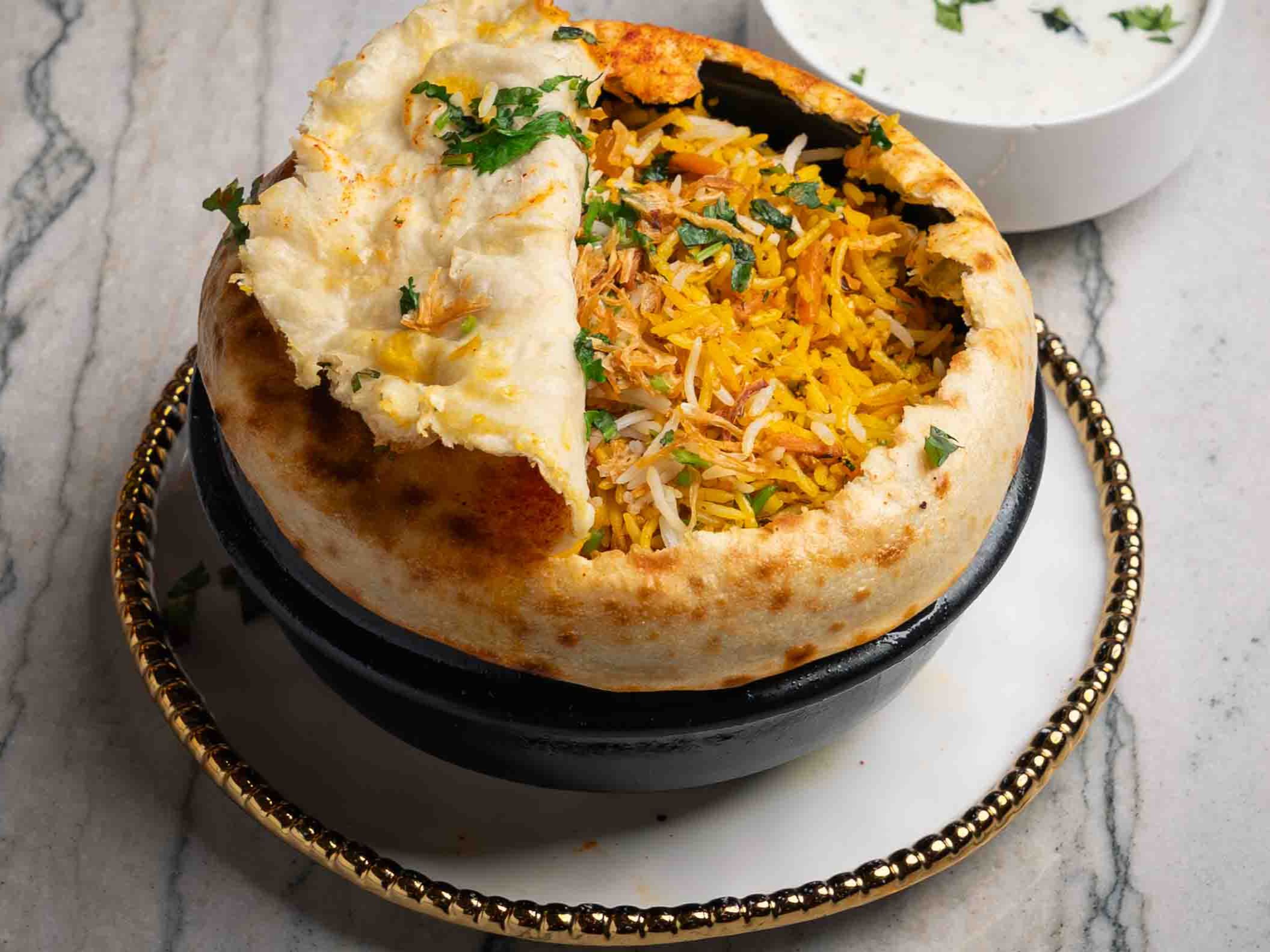 Chicken Parda Biryani.