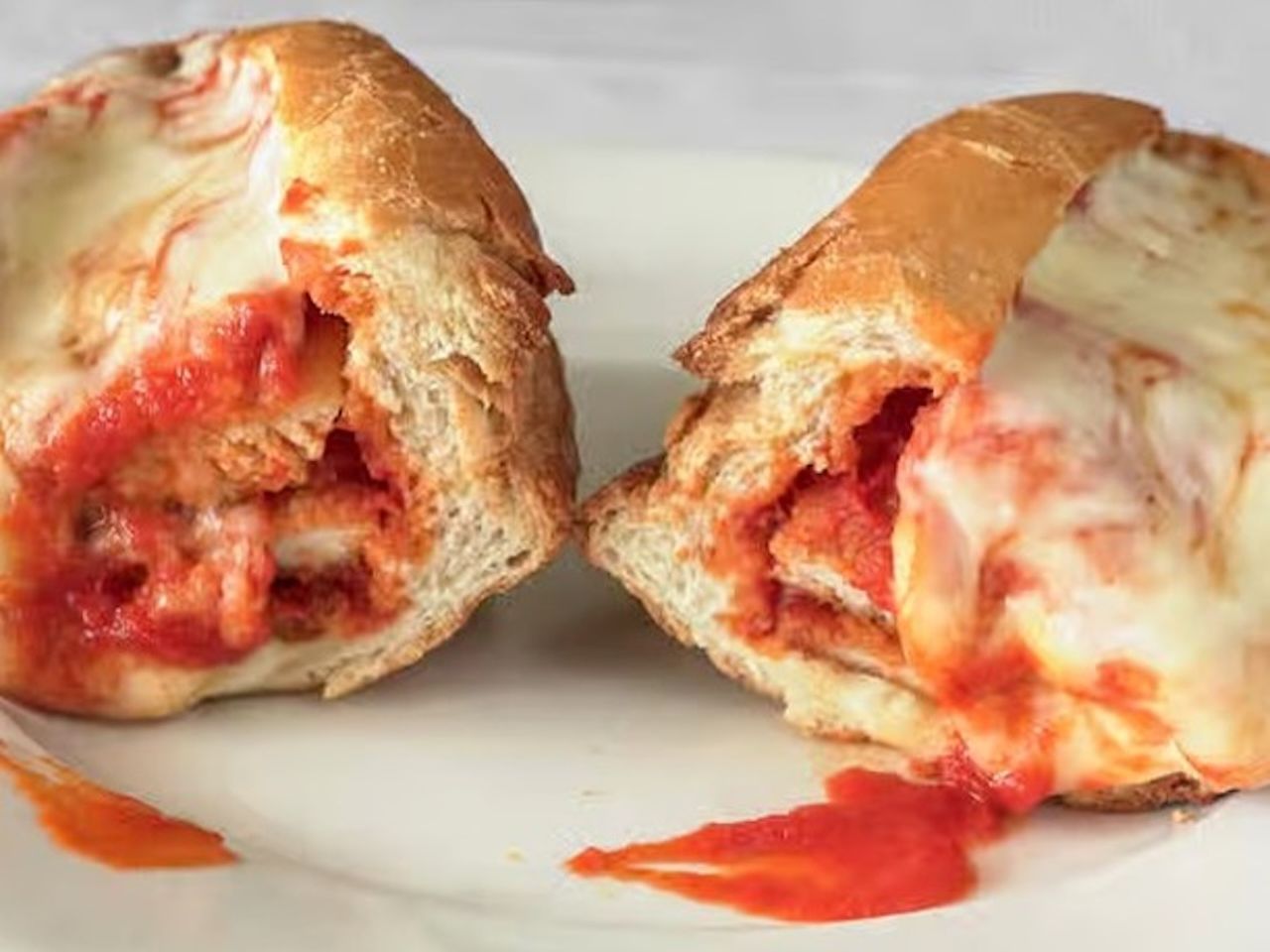 Chicken Parmigana Hero.