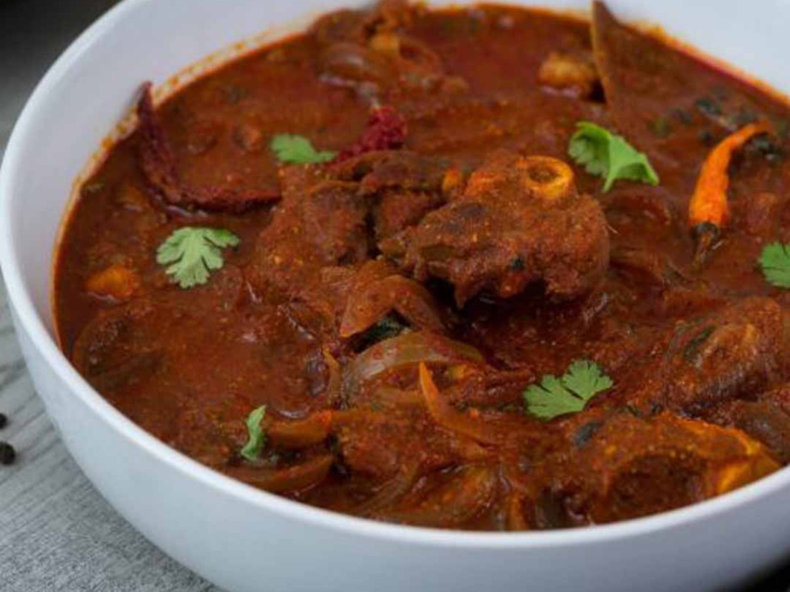 Goat Vindaloo (GF, NF, DF).