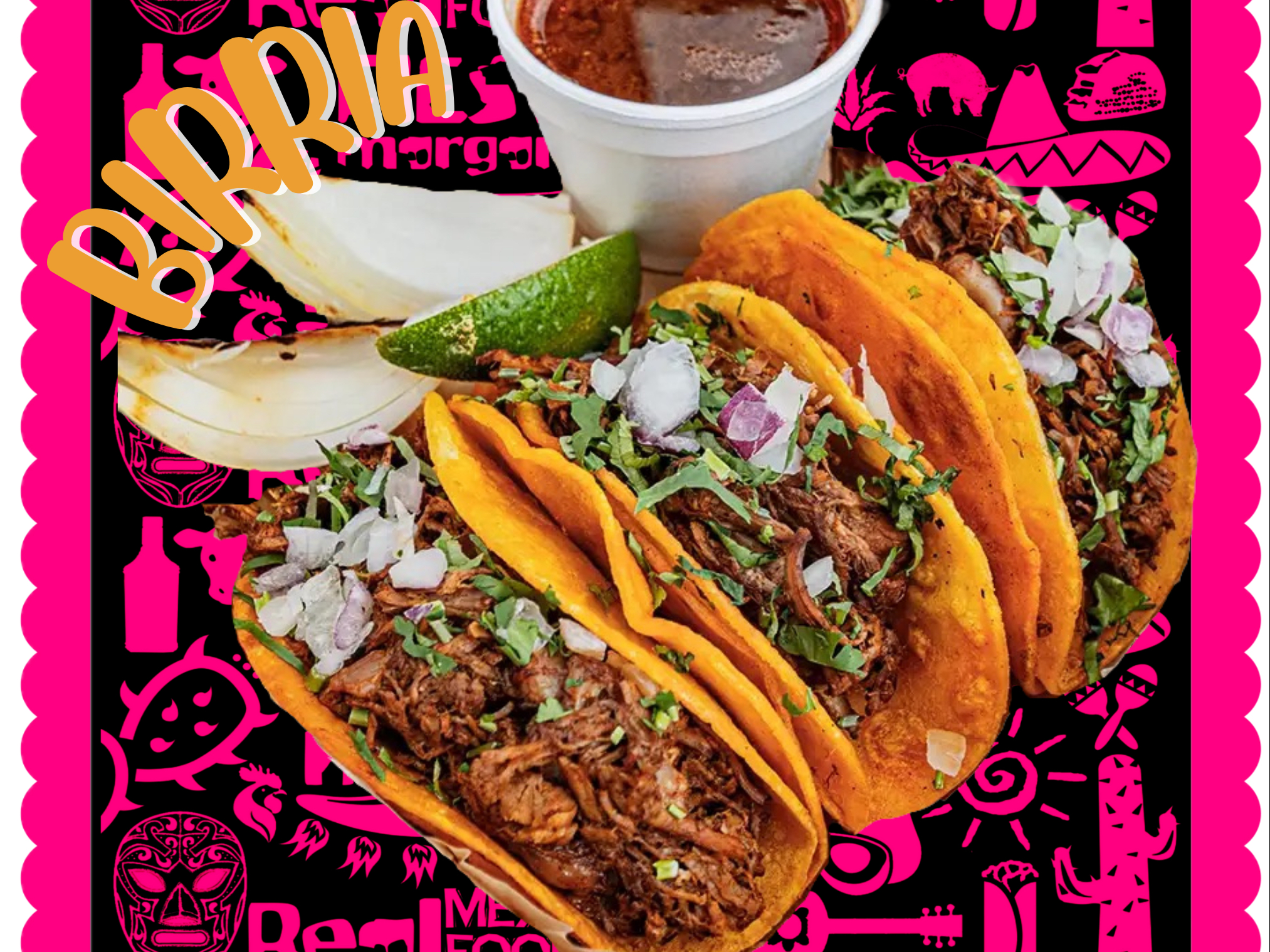 Birria Tacos & Consome (3)