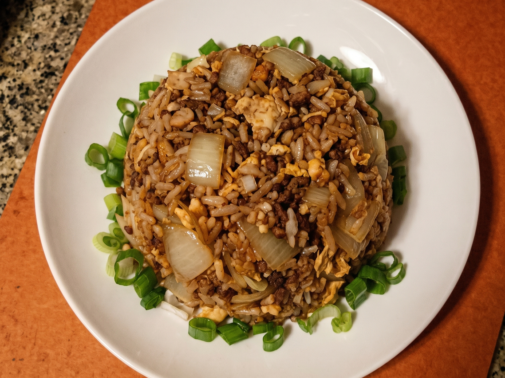 Small Beef Fried Rice.