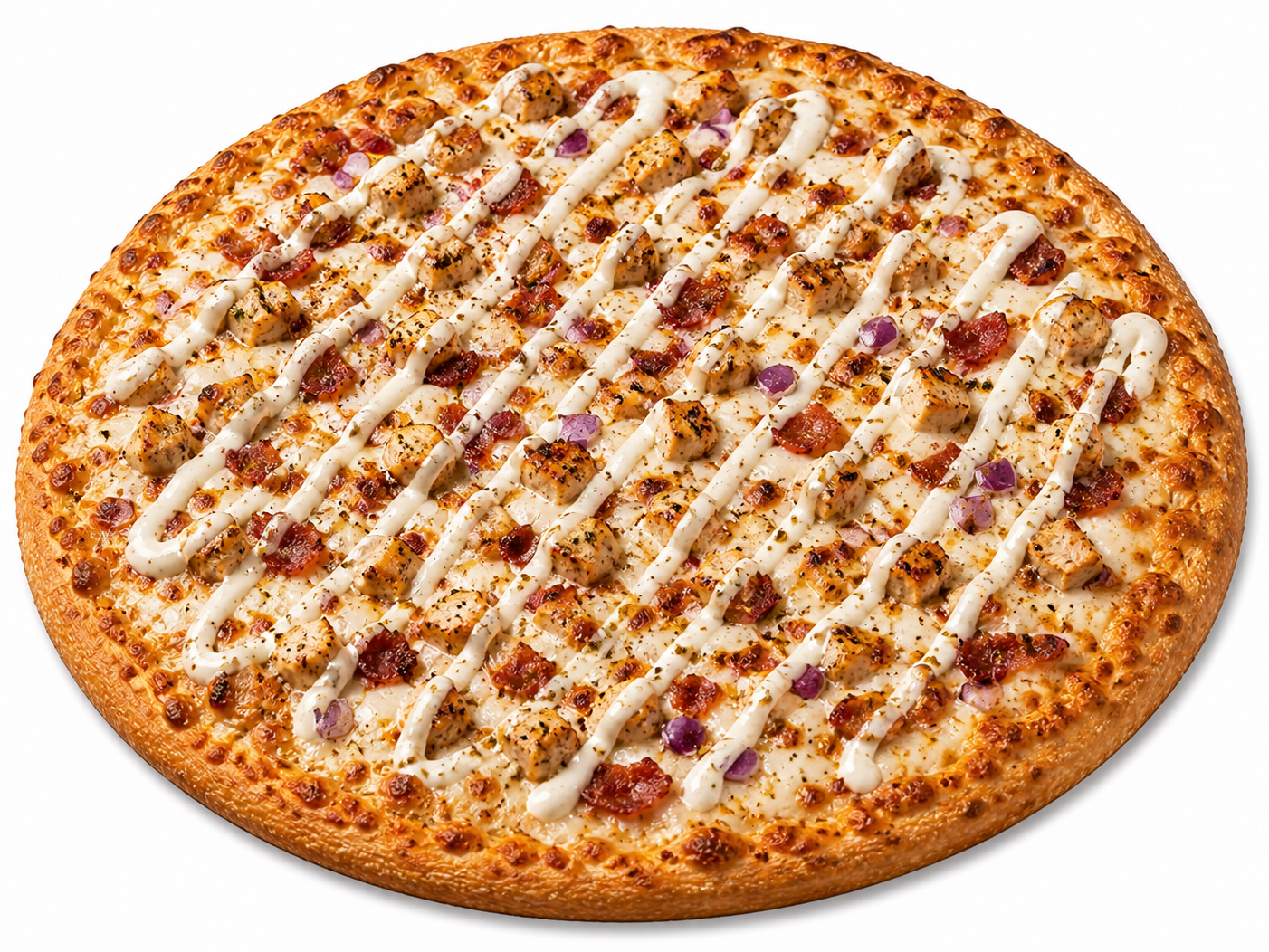 Chicken Bacon Ranch Pizza⭐