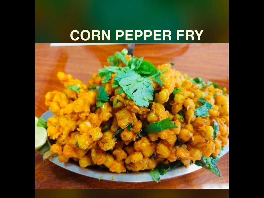 Corn Pepper Fry.