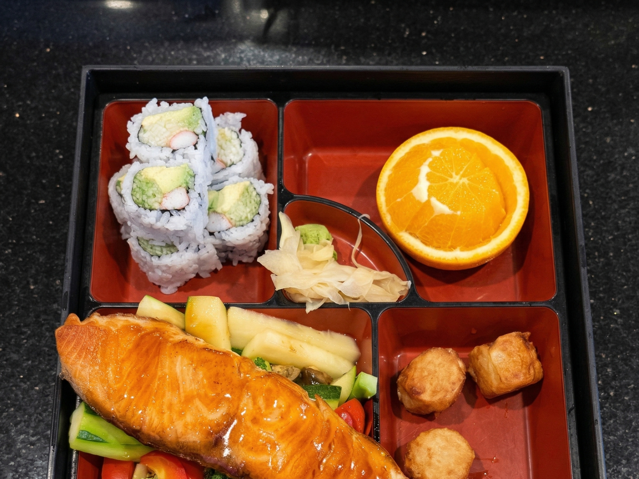 Salmon Teriyaki Bento