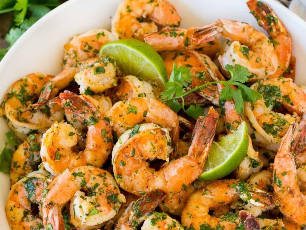 Cilantro Shrimp.