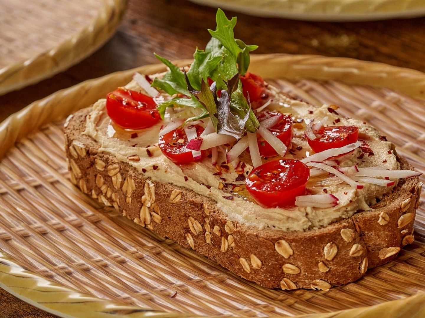 Hummus Toast.