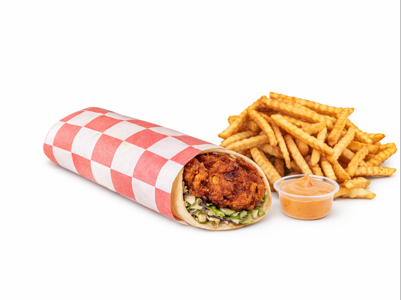 #5. Wrap with Fries.
