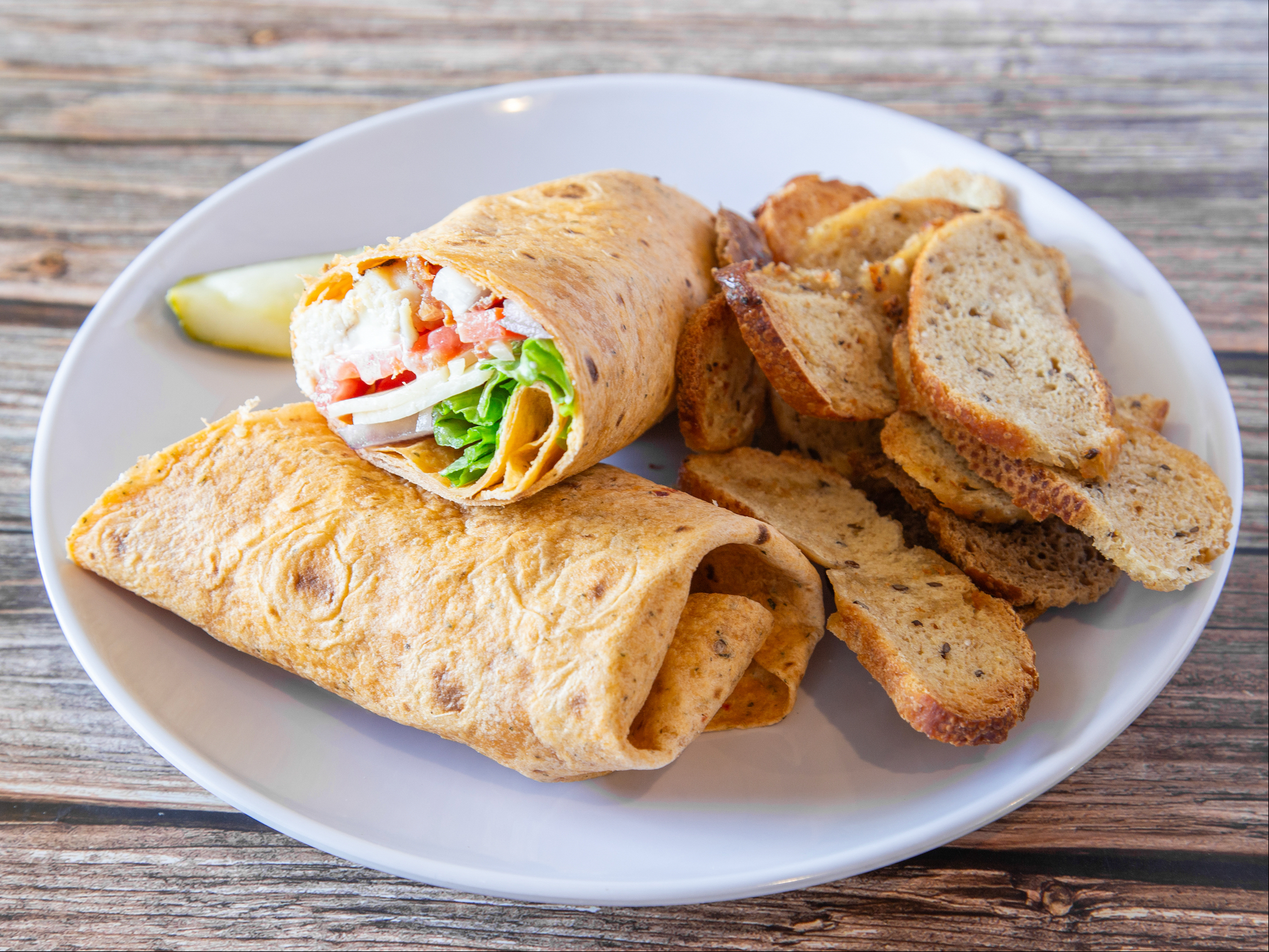 Beef & Cheddar Wrap.