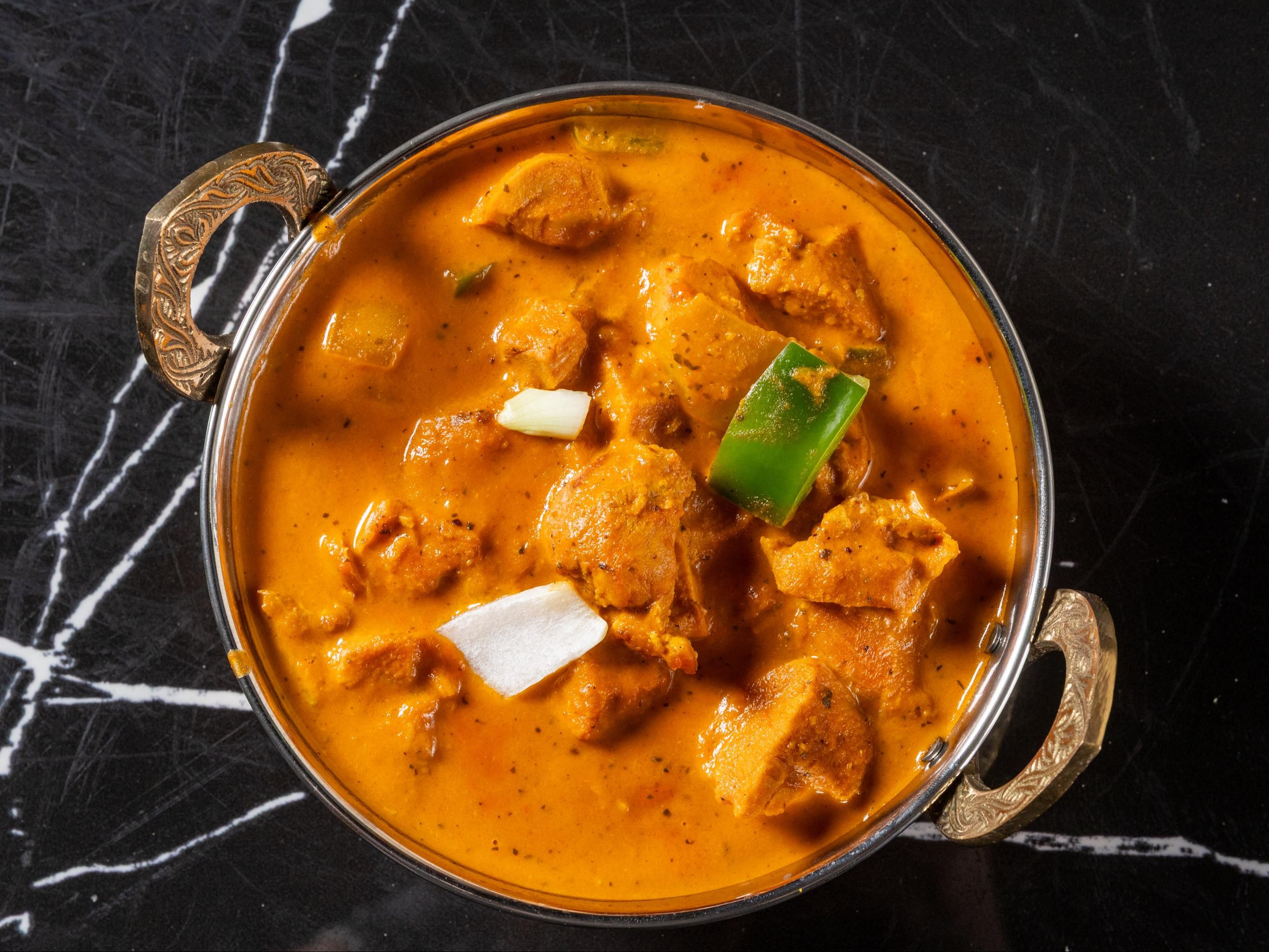 Lamb Kachi mirchwala.