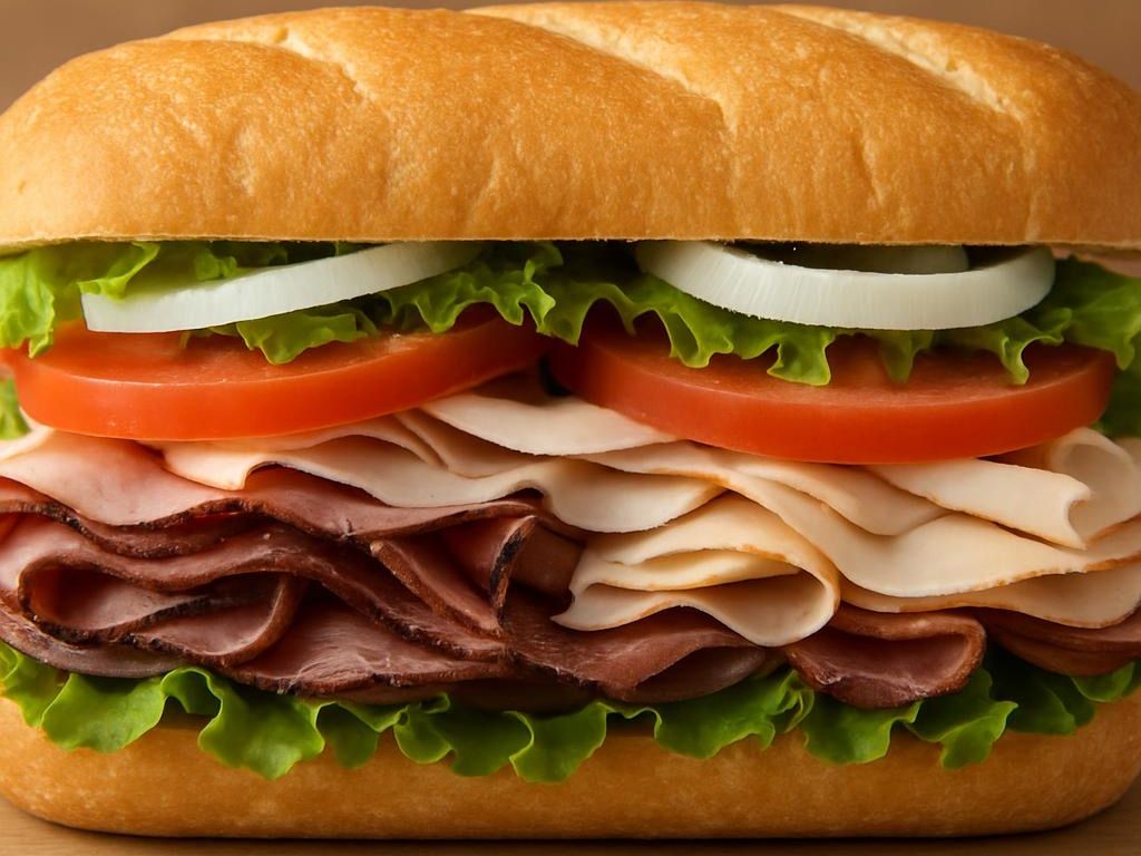 10" Roast Beef & Turkey Sub.