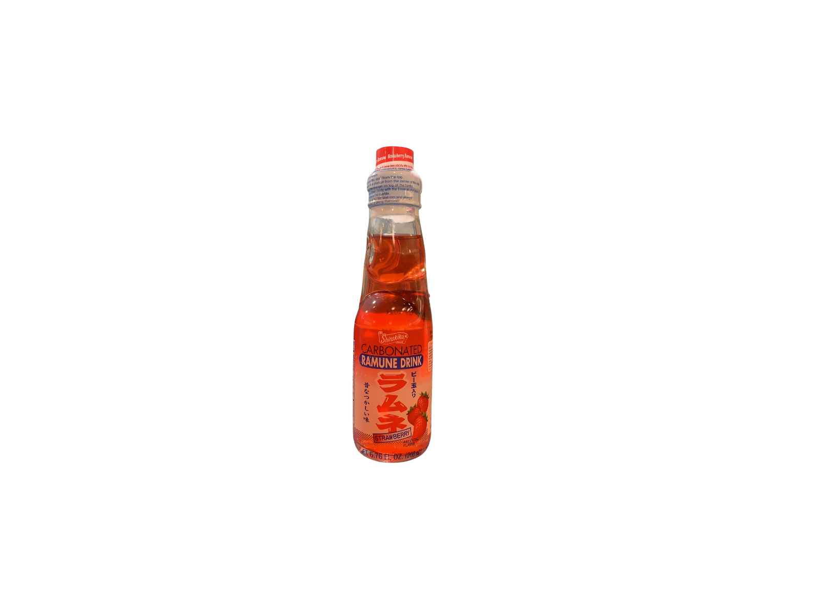 Ramune Drink (Strawberry).