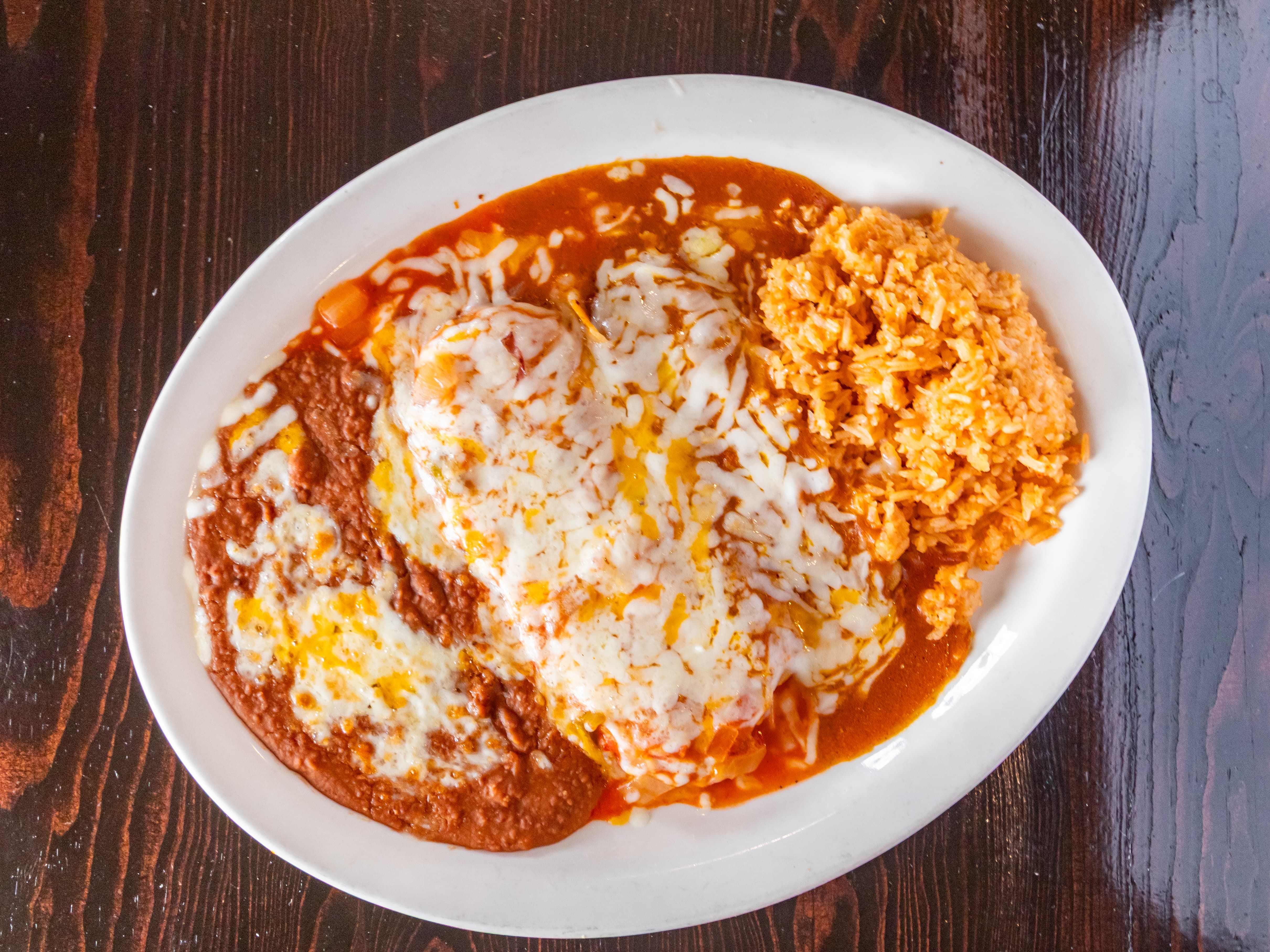1. Chile Relleno & Enchilada.