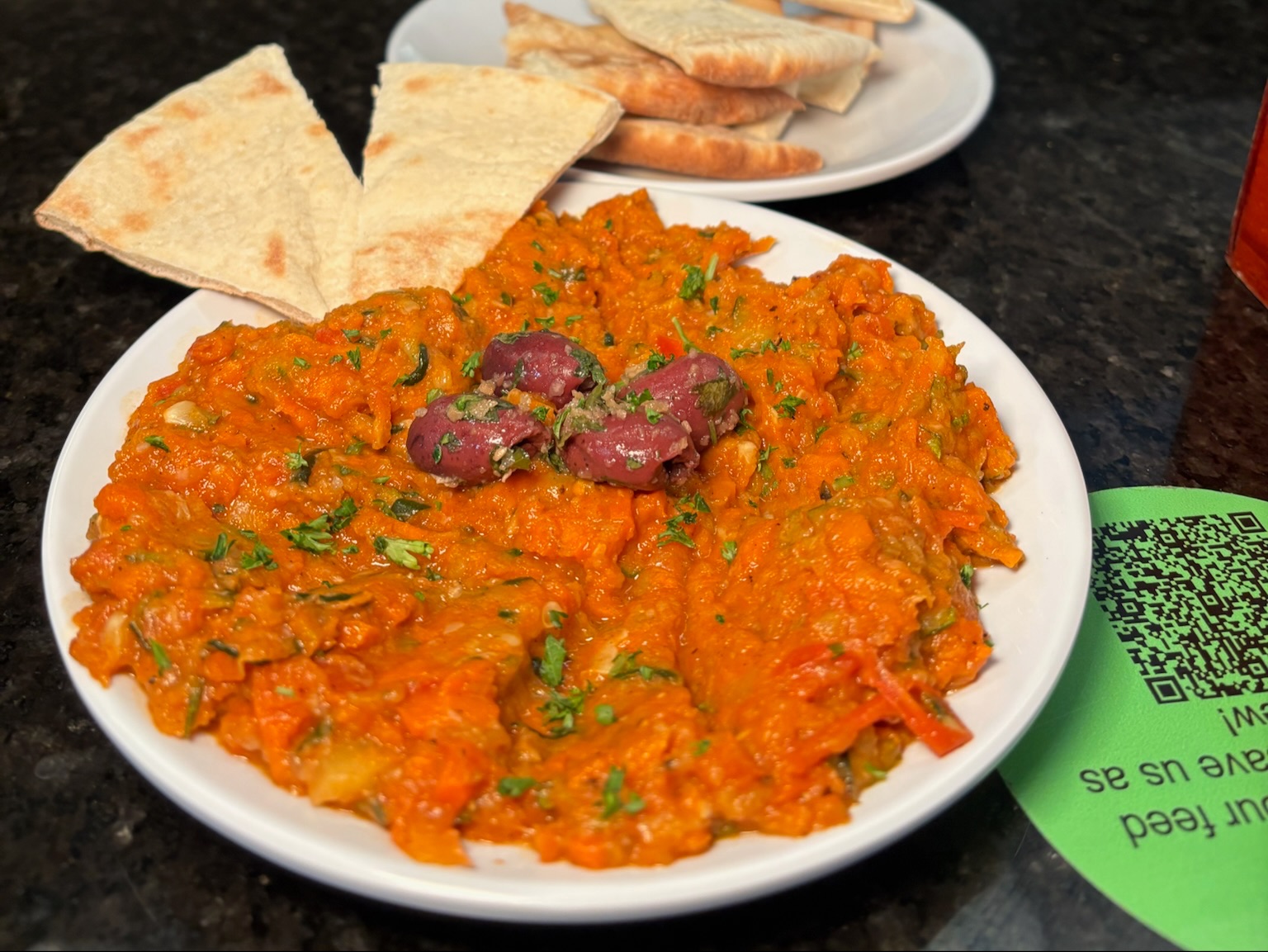 Zucchini zaalouk.