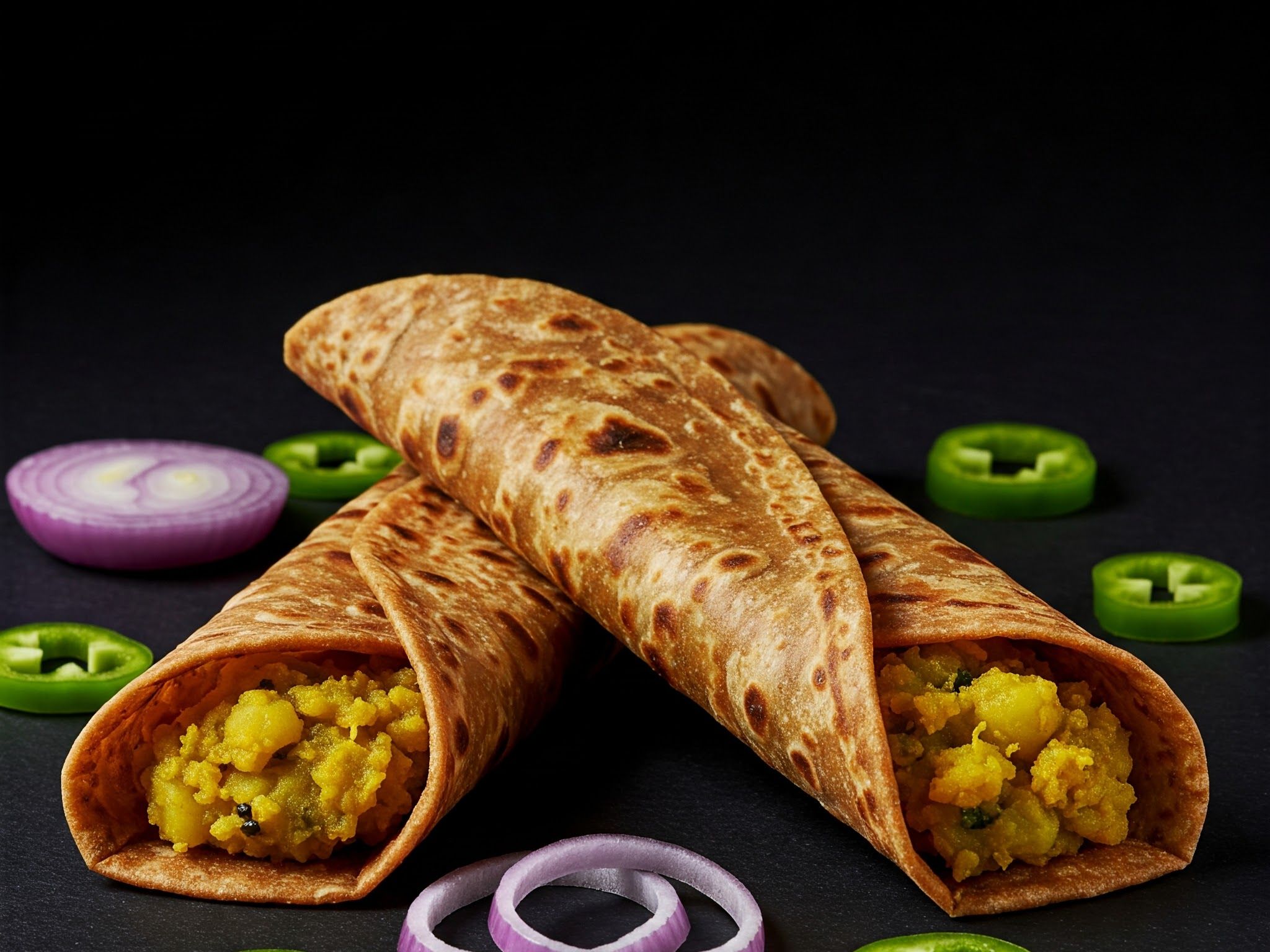 Masala Aloo RolL.