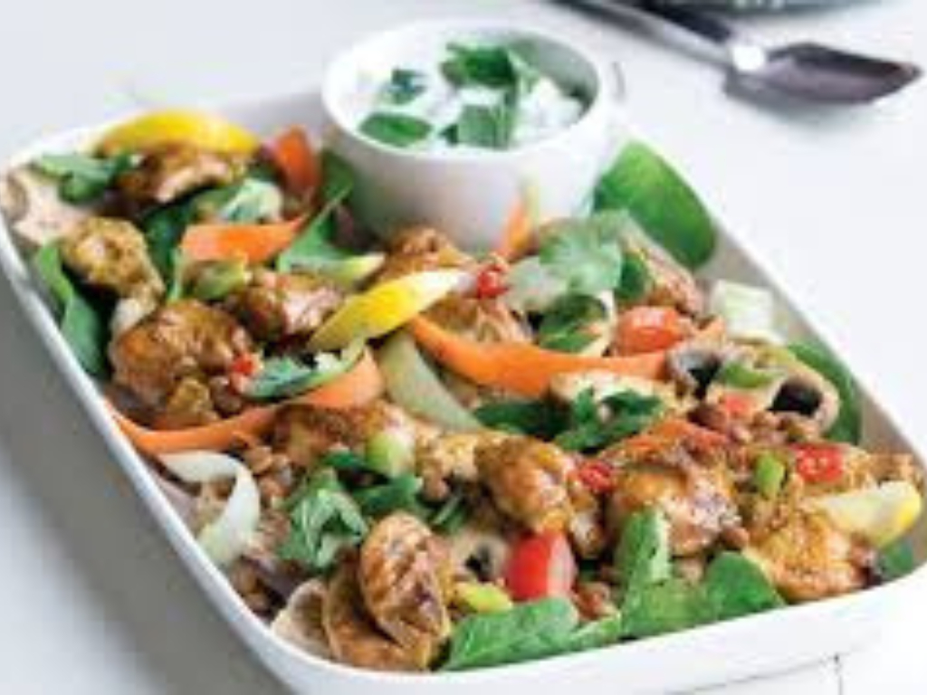 Chicken Tikka Salad.