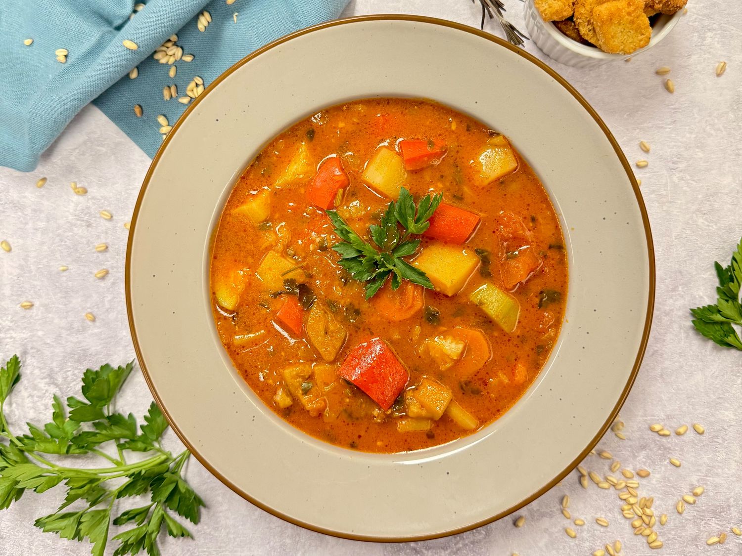 Classic Veggie Soup image