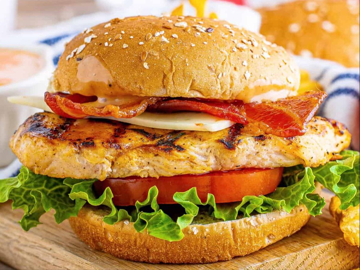 Grilled Chicken Sandwich.