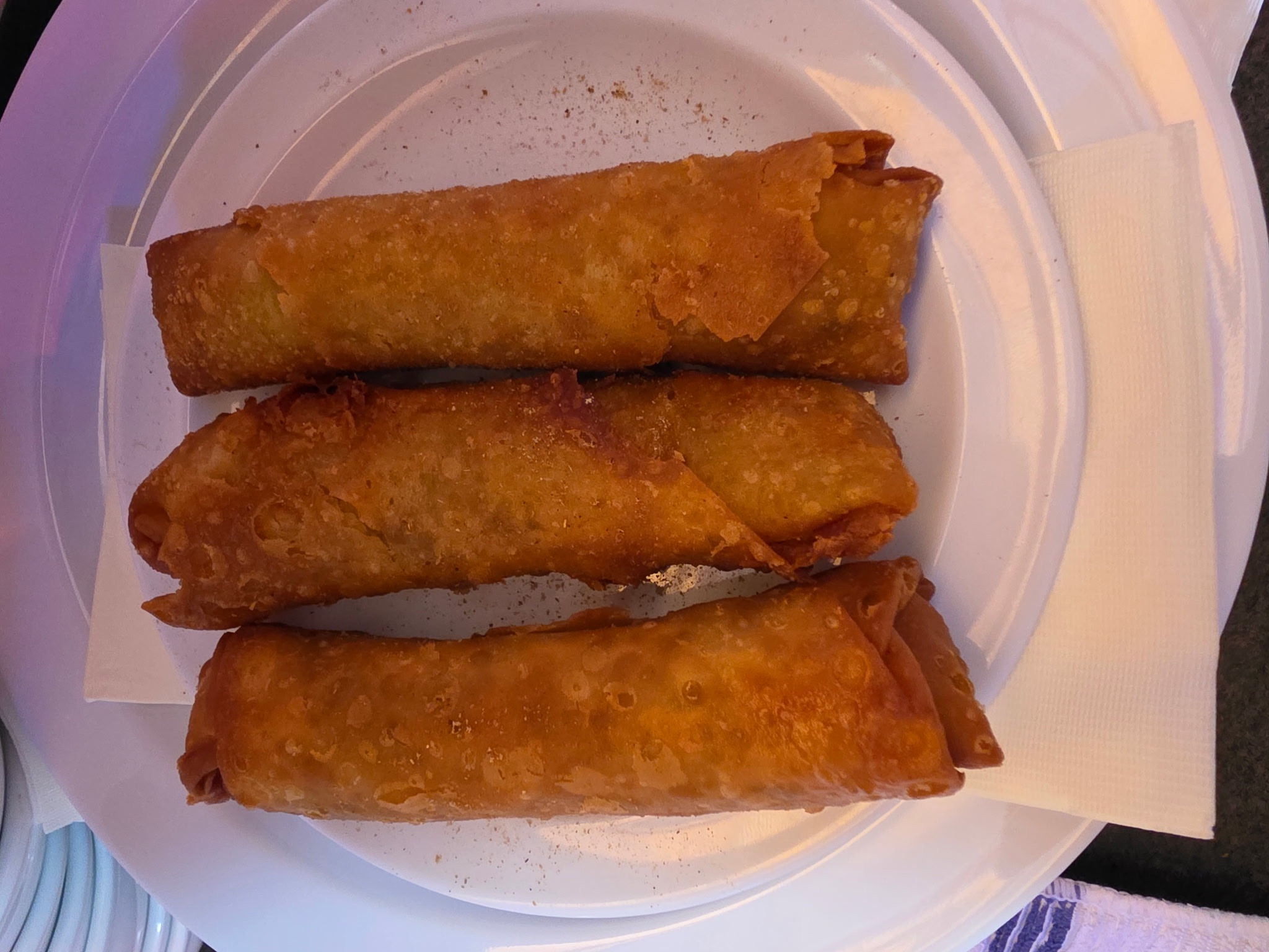 Chicken Egg Roll.