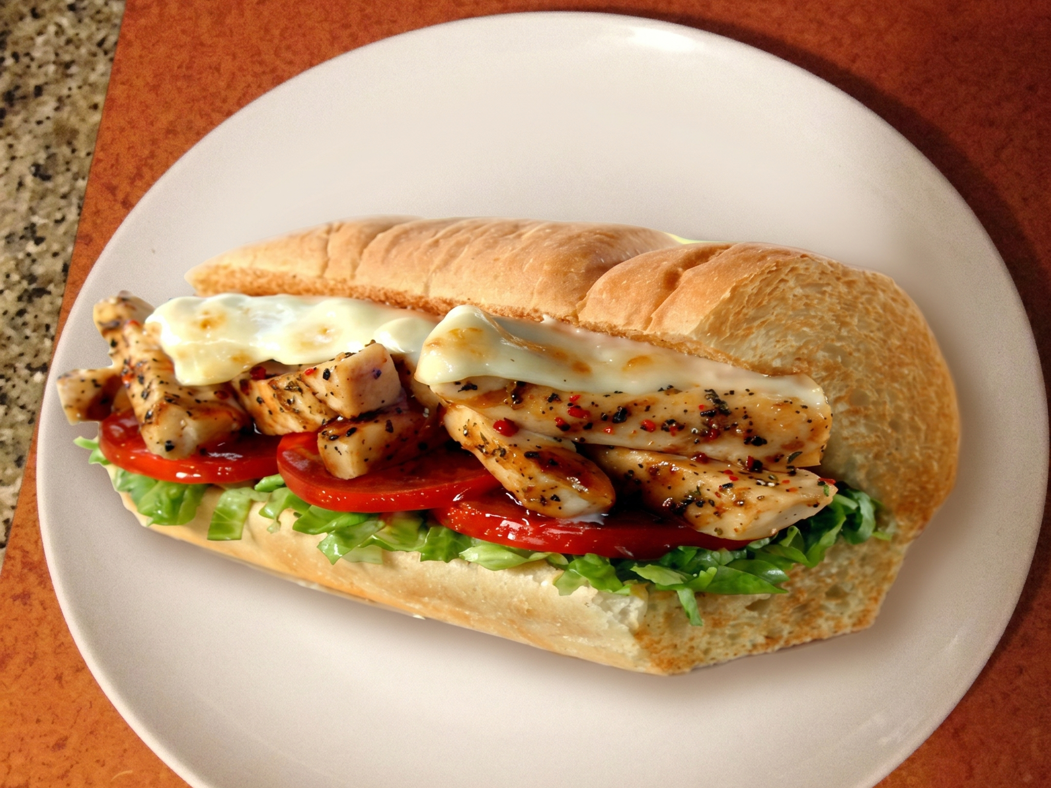 Fried Chicken Sub.