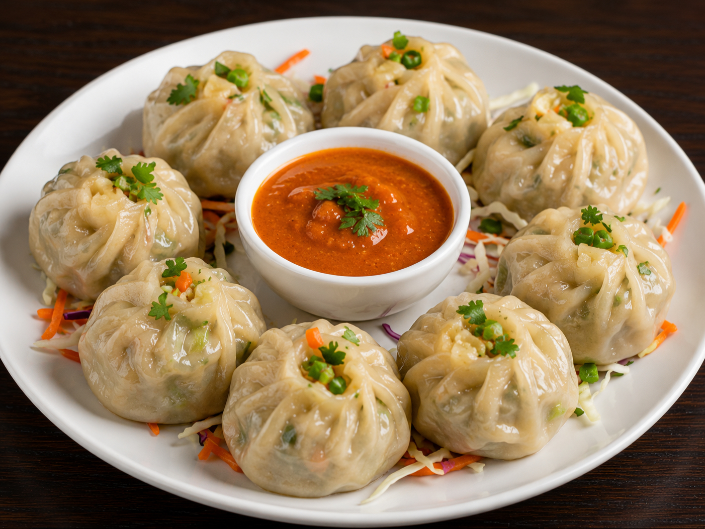 Veg Momo (Vegan).