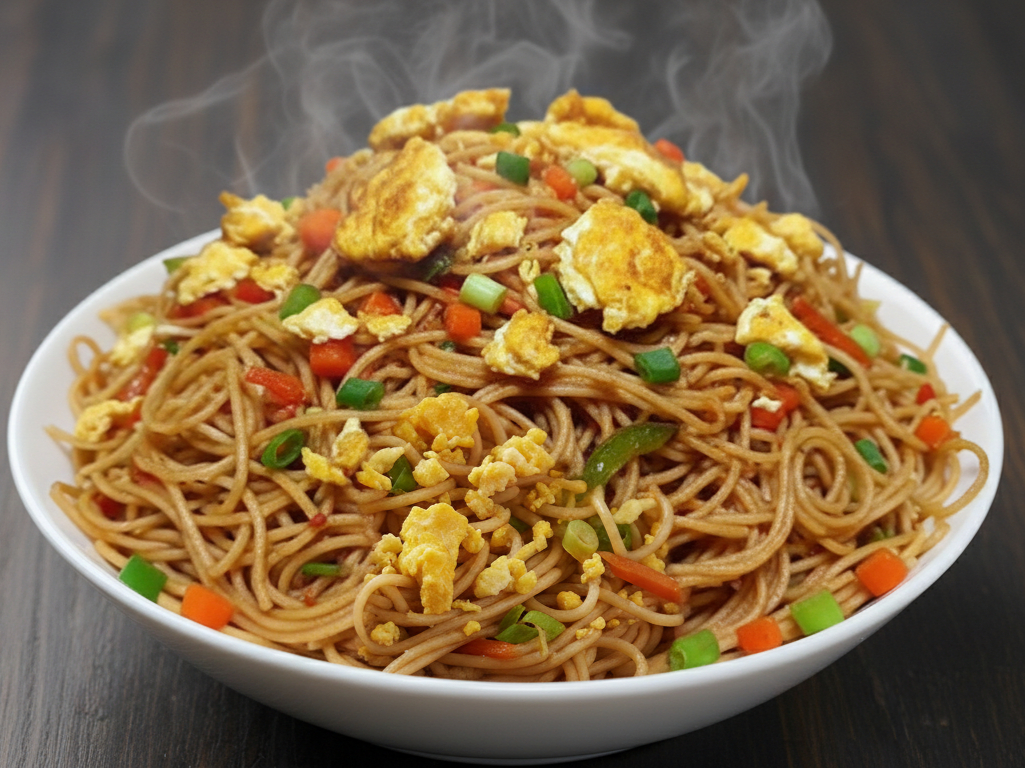EGG STREET NOODLES (DF, NF).
